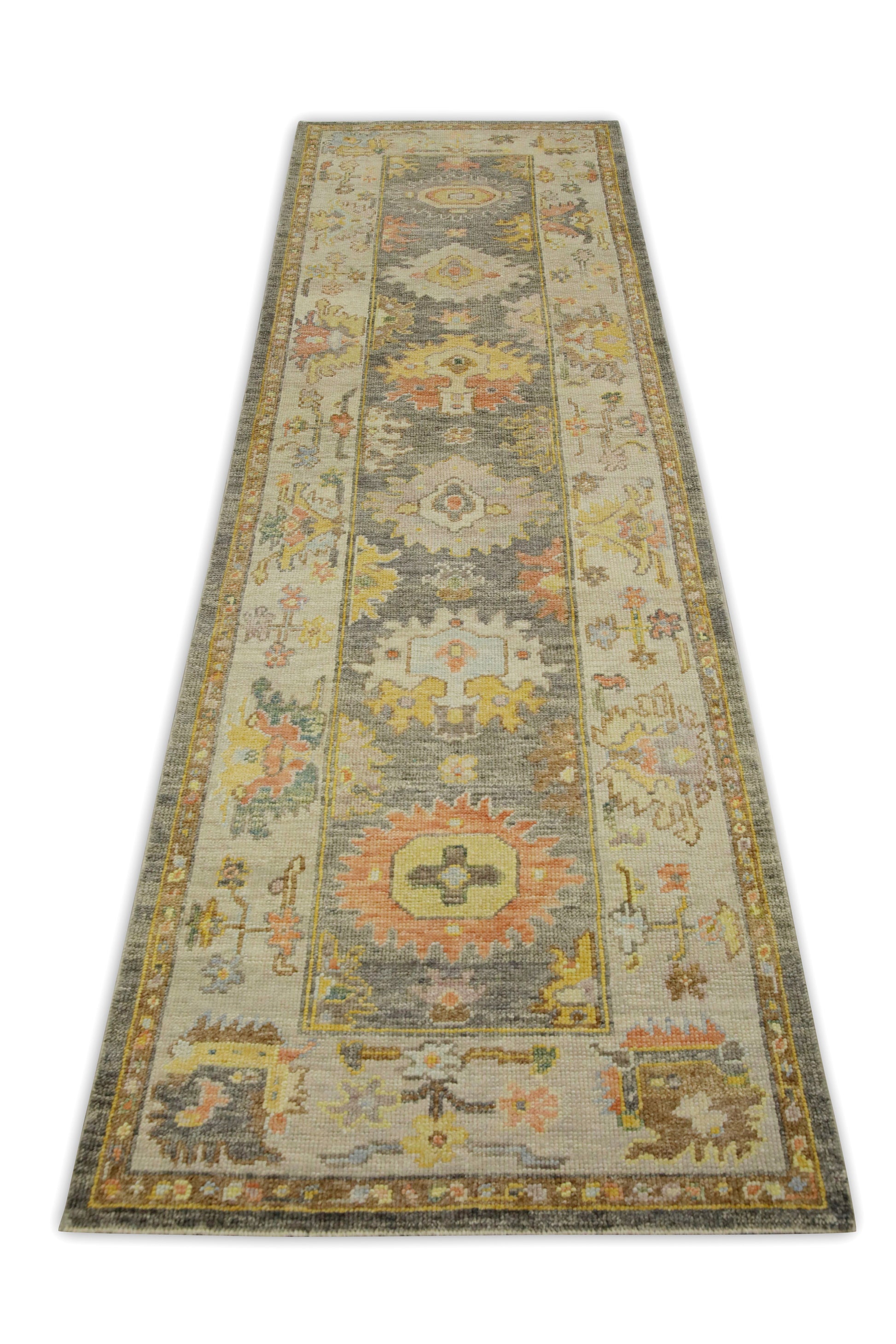 Turkish Oushak Rug 3'1" x 10'6" #7540