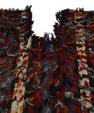 Turkish Vintage Anatolian Rug  3'8" x 5'4" #119