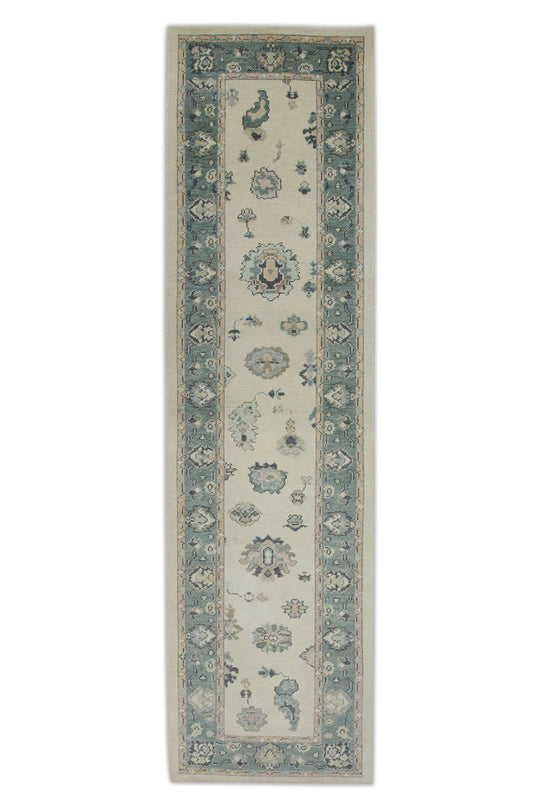 #7640 Turkish Oushak 2'10" x 10'9"