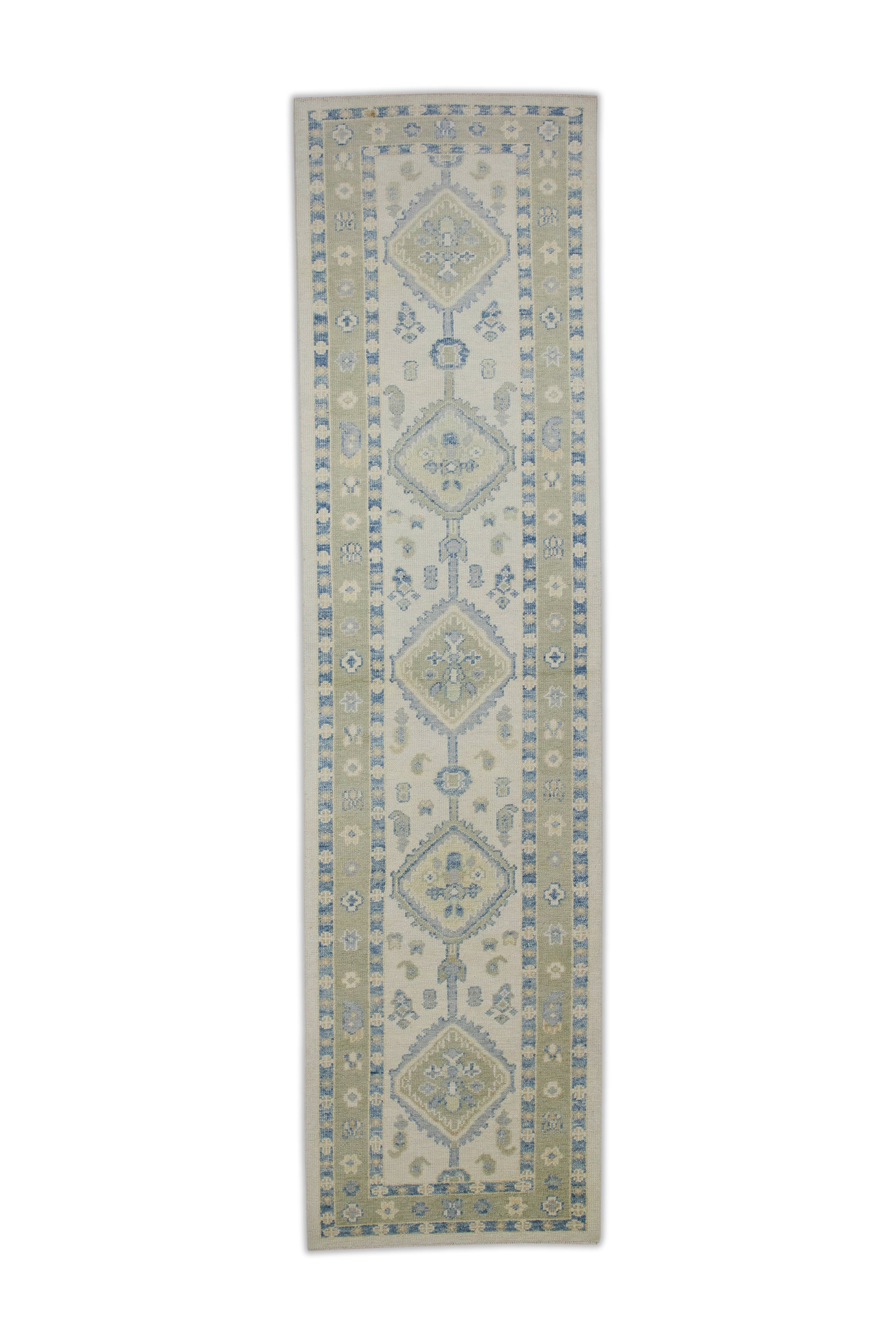 Turkish Oushak Rug 2'10" x 11'8" #7645