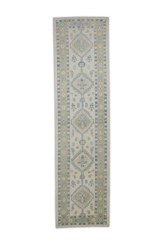 #7645 Turkish Oushak 2'10" x 11'8"