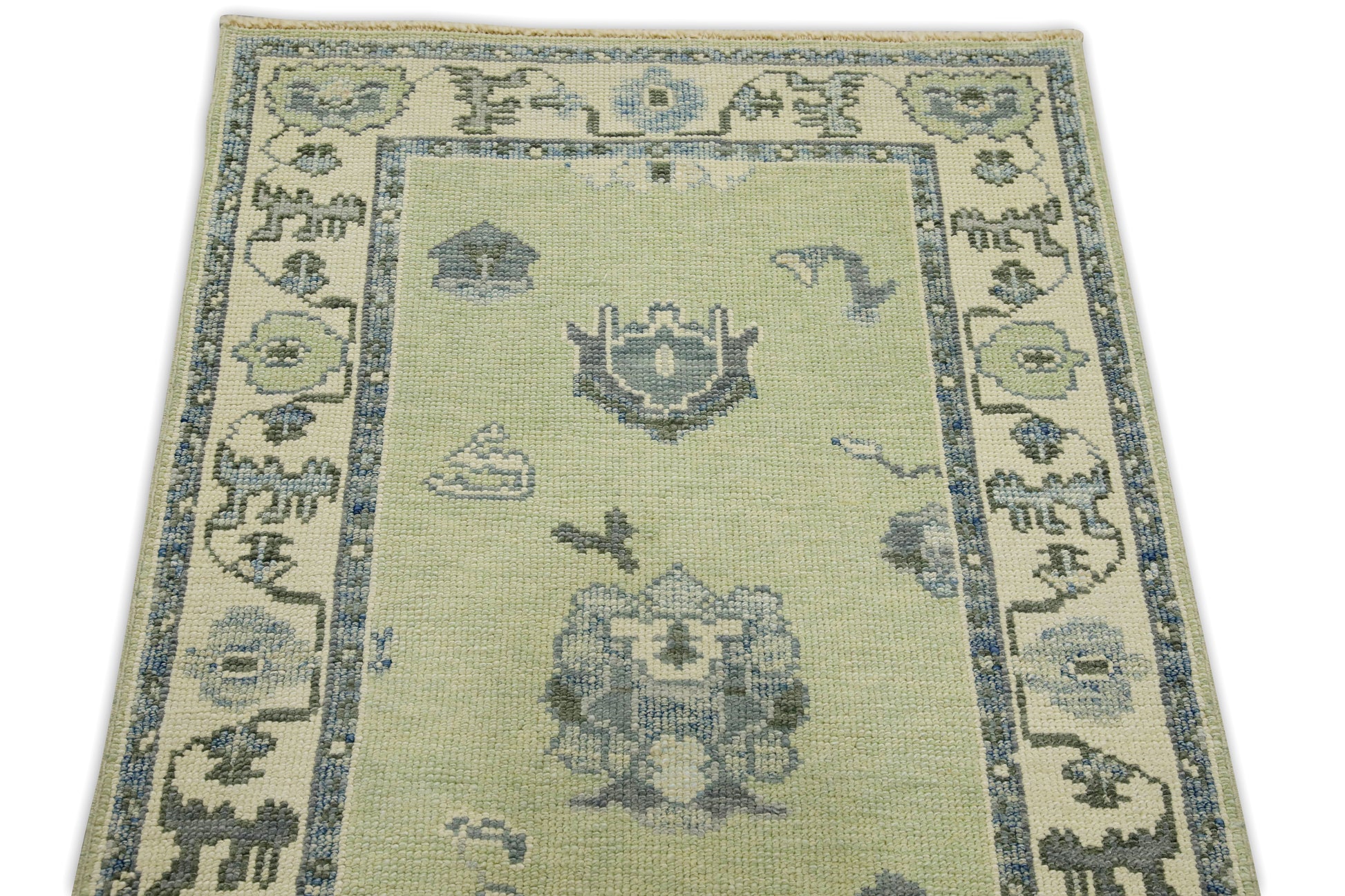 Turkish Oushak Rug 2'11" x 10'8" #7619