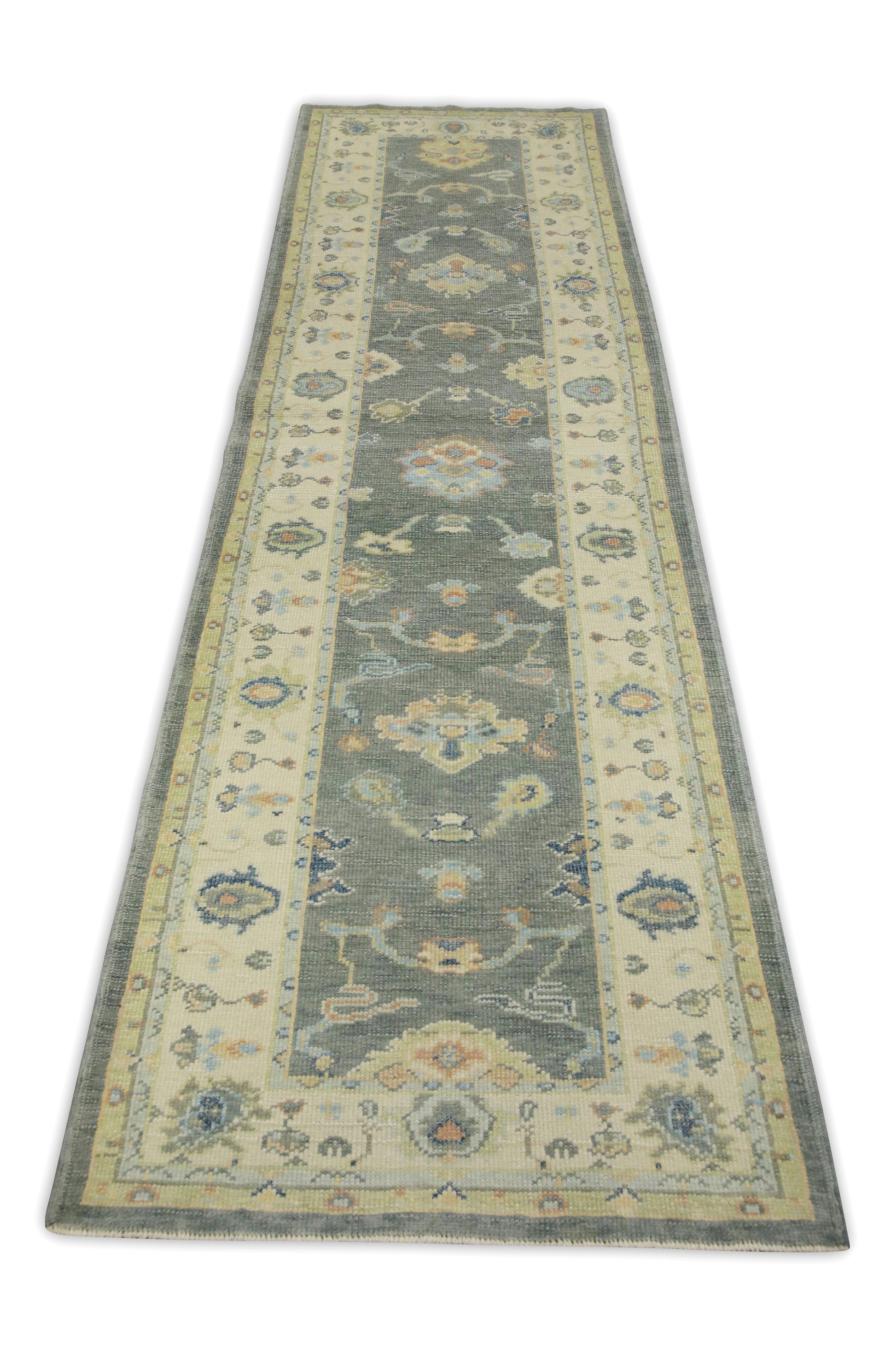 Turkish Oushak Rug 3'1" x 10'7" #7719