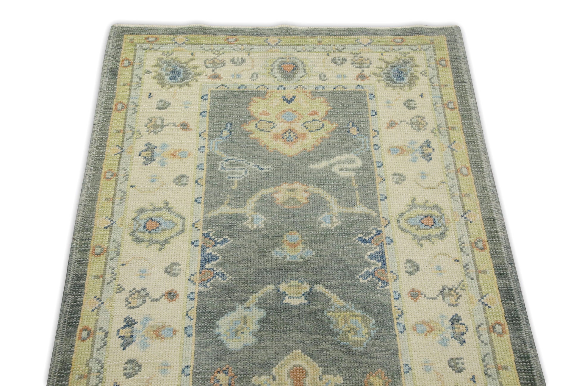 Turkish Oushak Rug 3'1" x 10'7" #7719