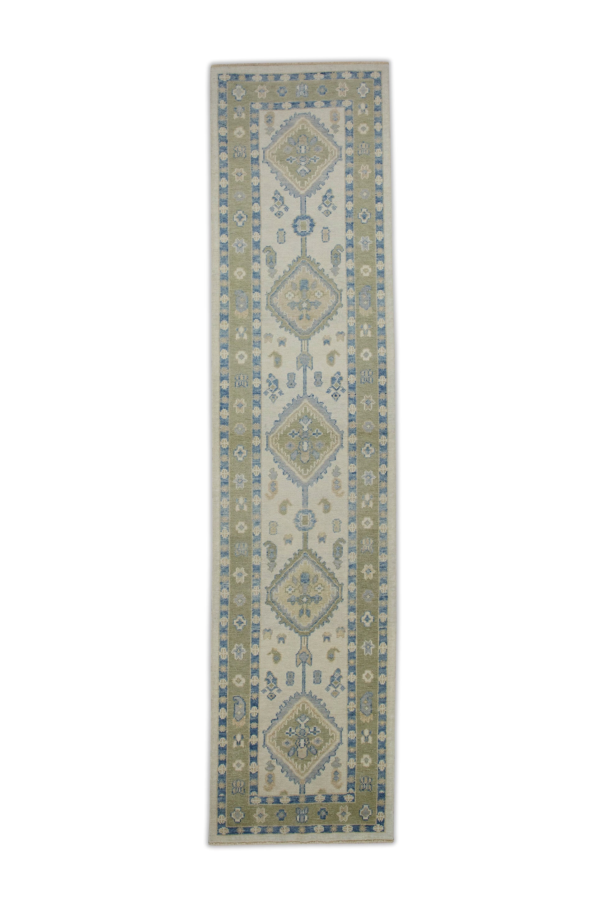 Turkish Oushak Rug 2'9" x 11'9" #7657