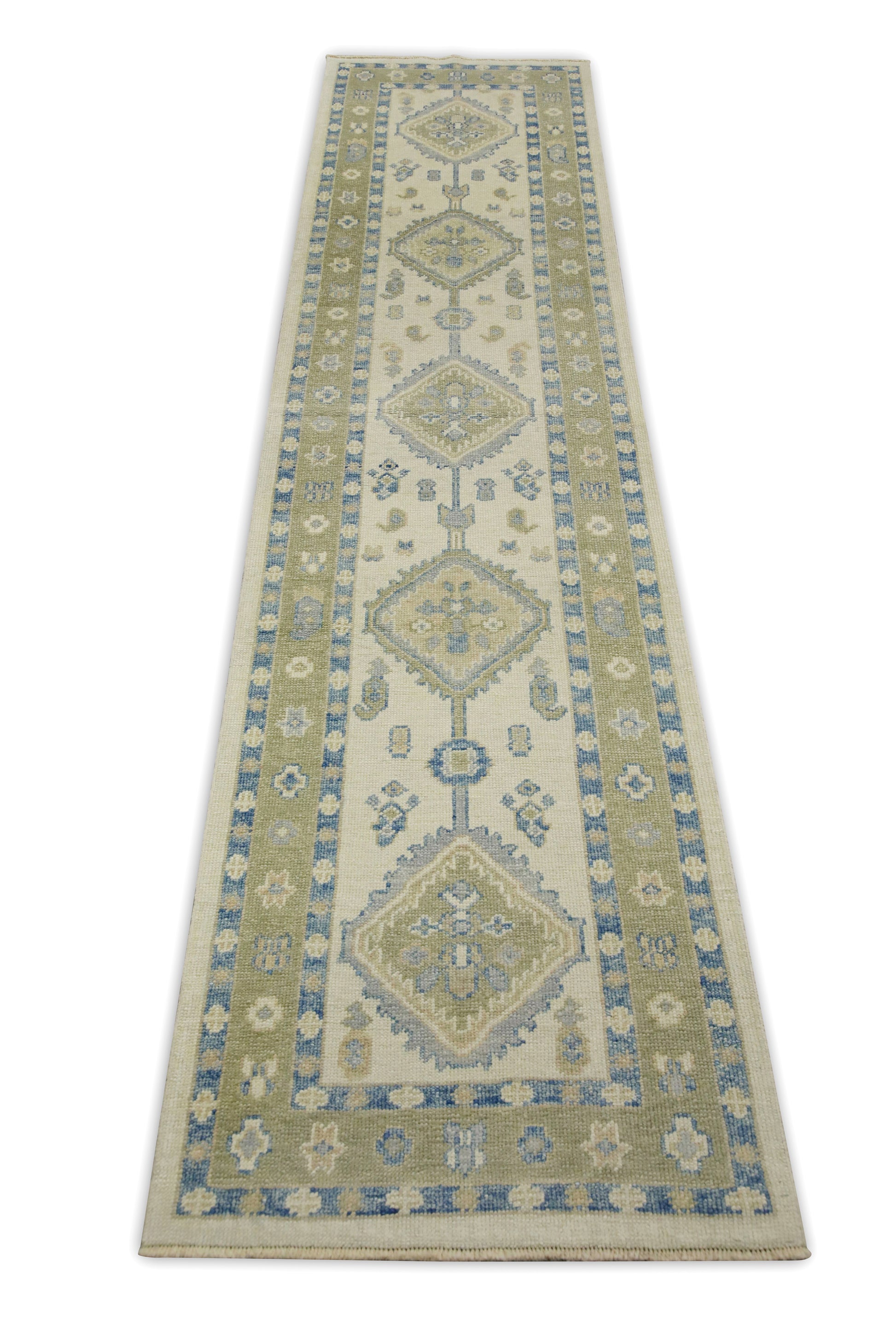 Turkish Oushak Rug 2'9" x 11'9" #7657