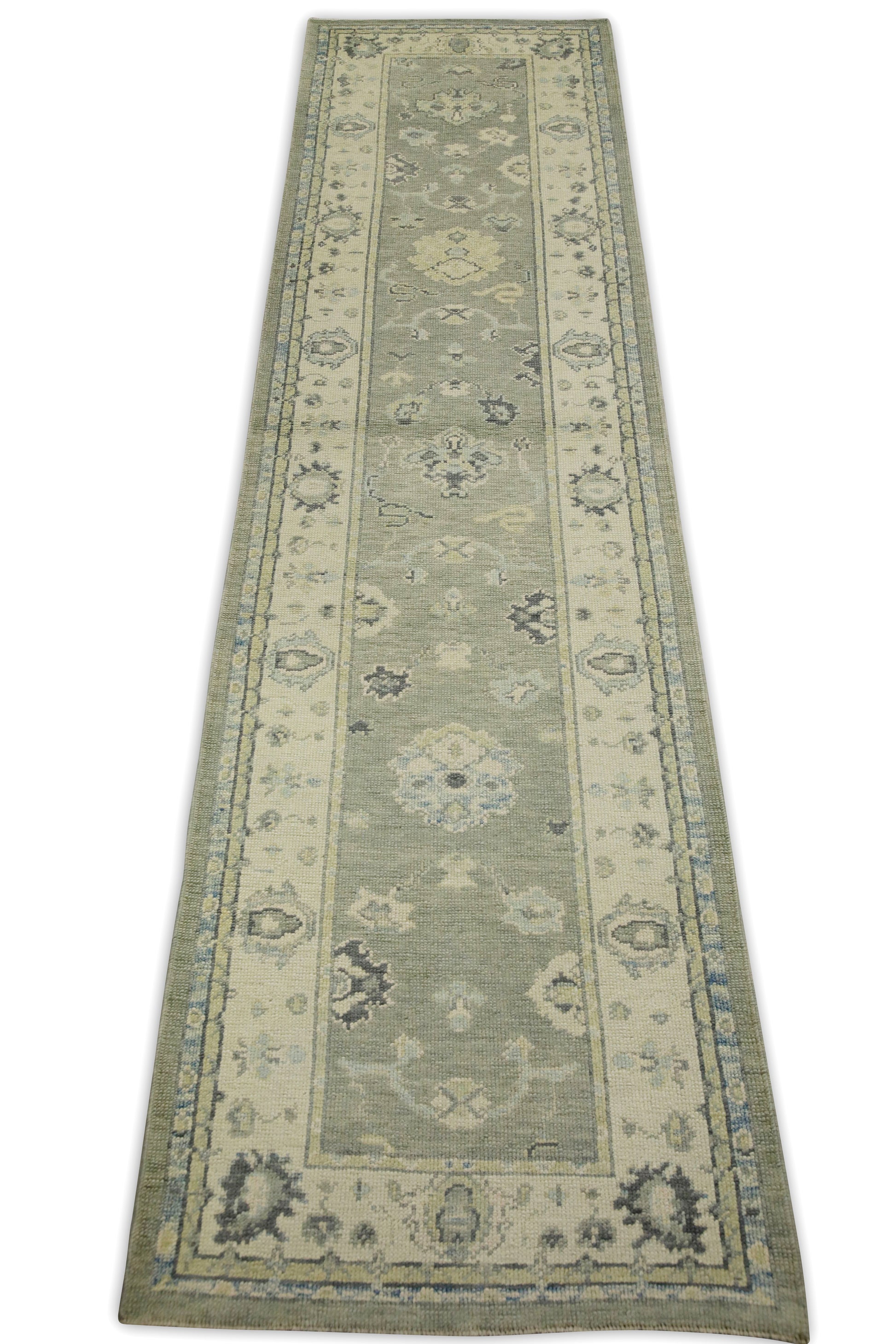 Turkish Oushak Rug 3'1" x 12' #7623