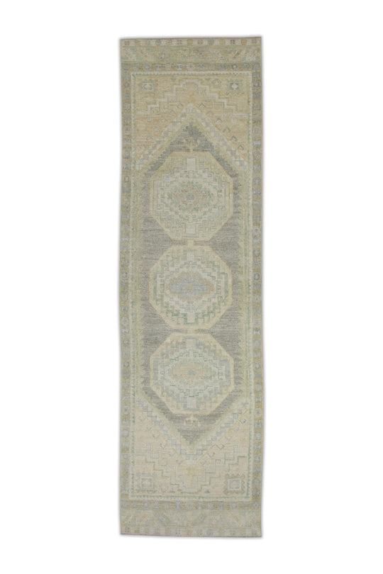 #7755 Turkish Oushak 2'11" x 10'8"