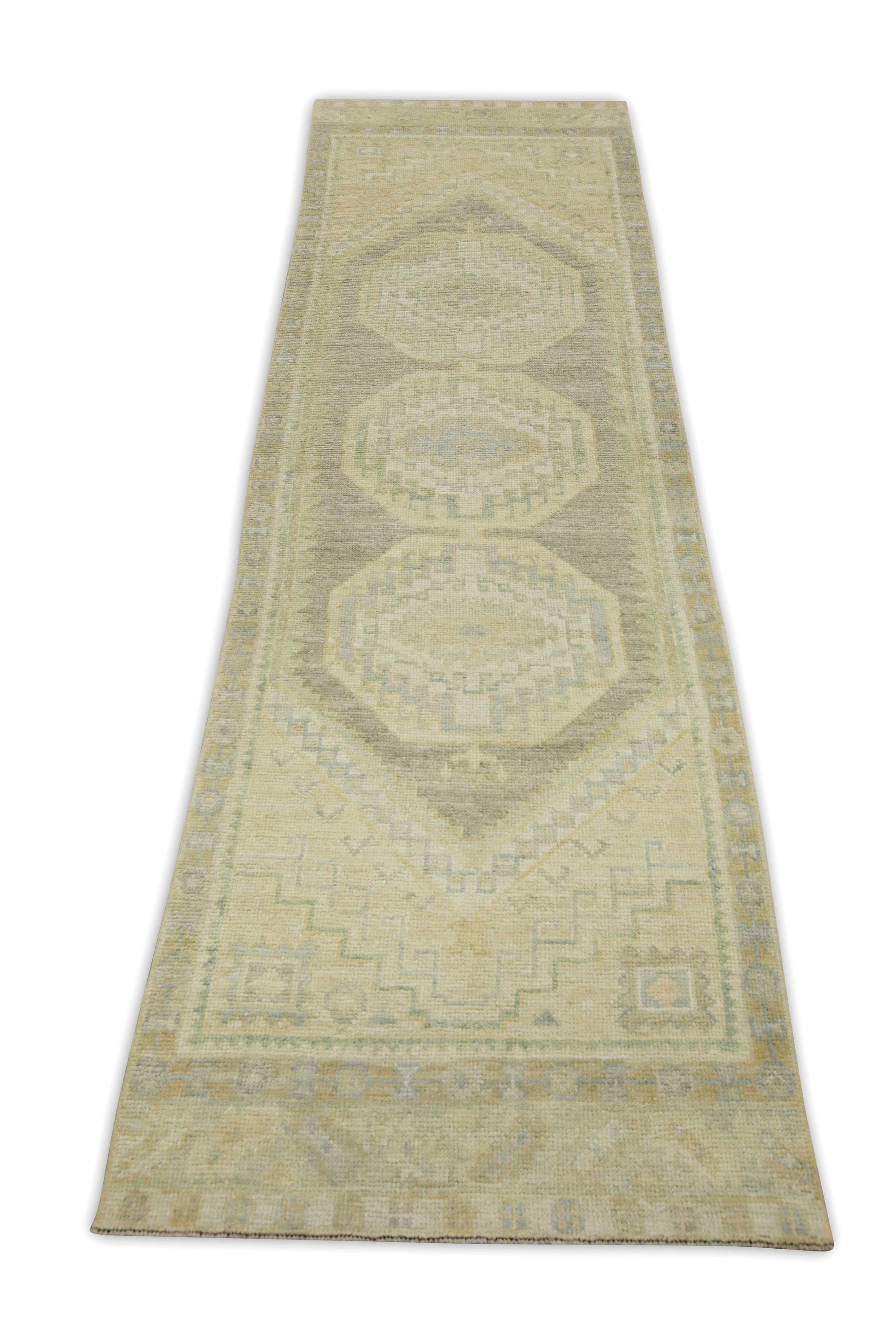 Turkish Oushak Rug 2'11" x 10'8" #7755