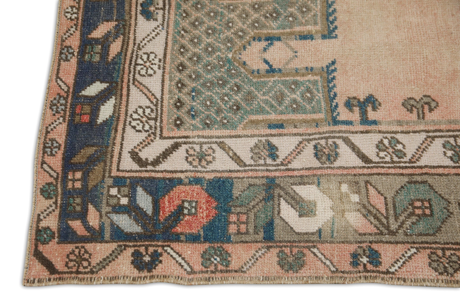 Turkish Vintage Anatolian Rug  3'11" x 6'2" #6983