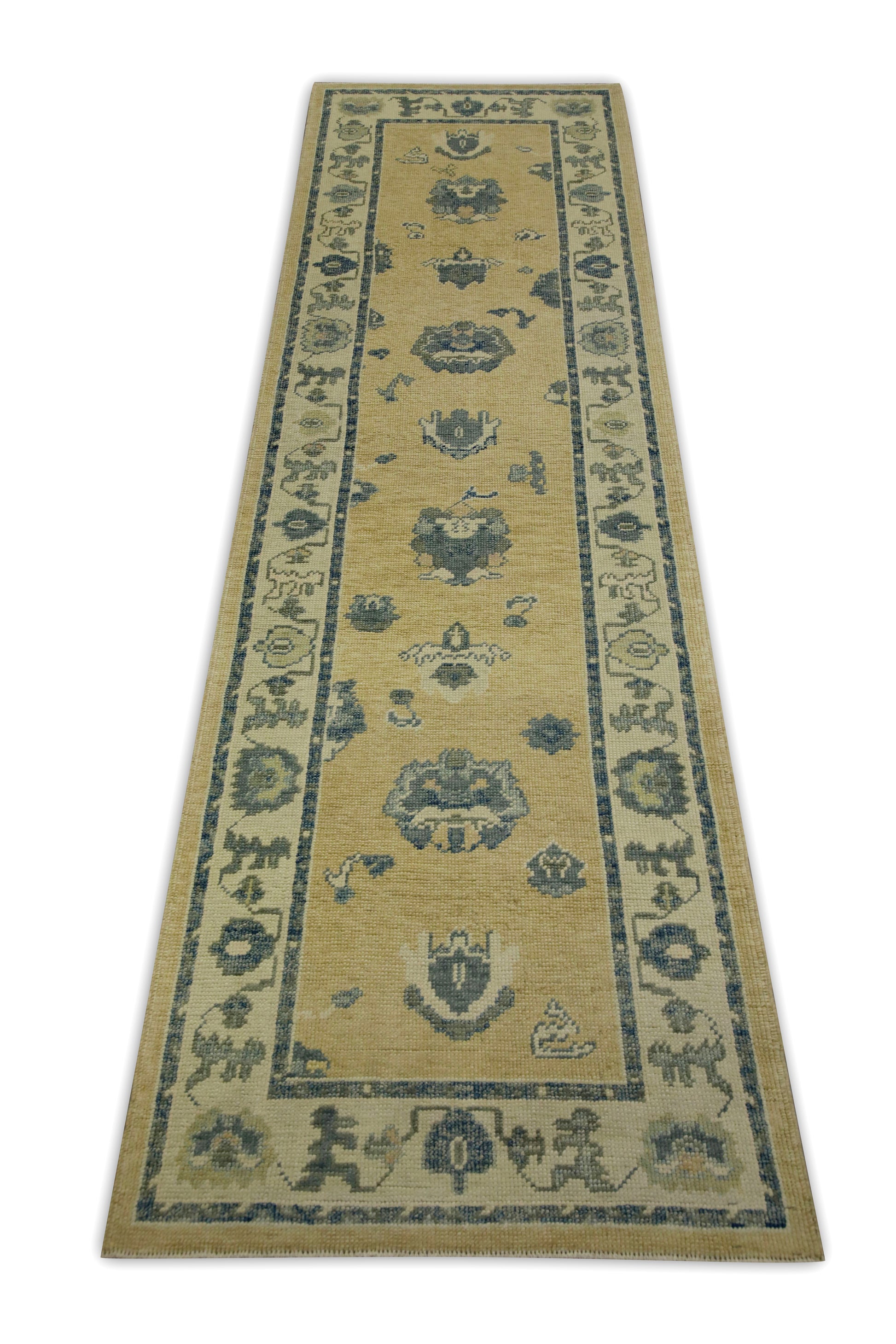 Turkish Oushak Rug 2'11" x 10'8" #7704