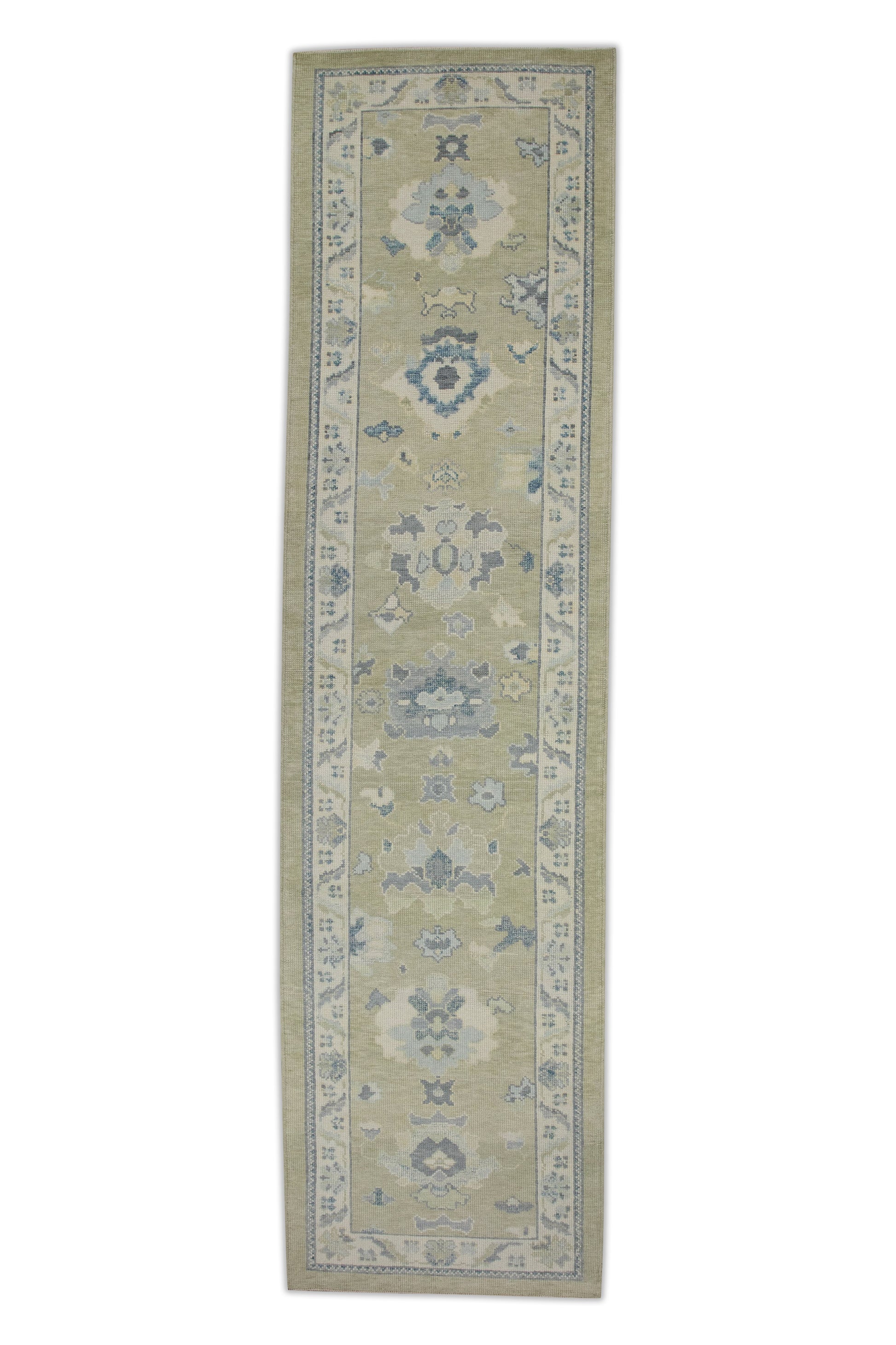Turkish Oushak Rug 3'2" x 12' #8088