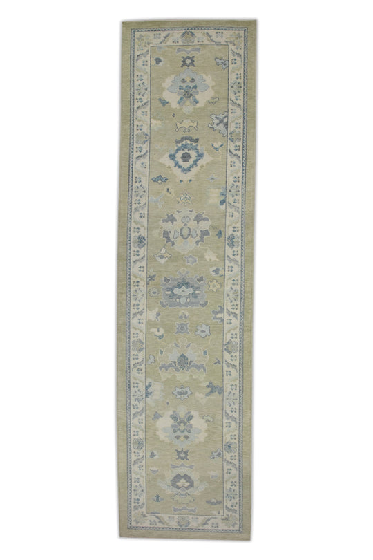 #8088 Turkish Oushak 3'2" x 12'