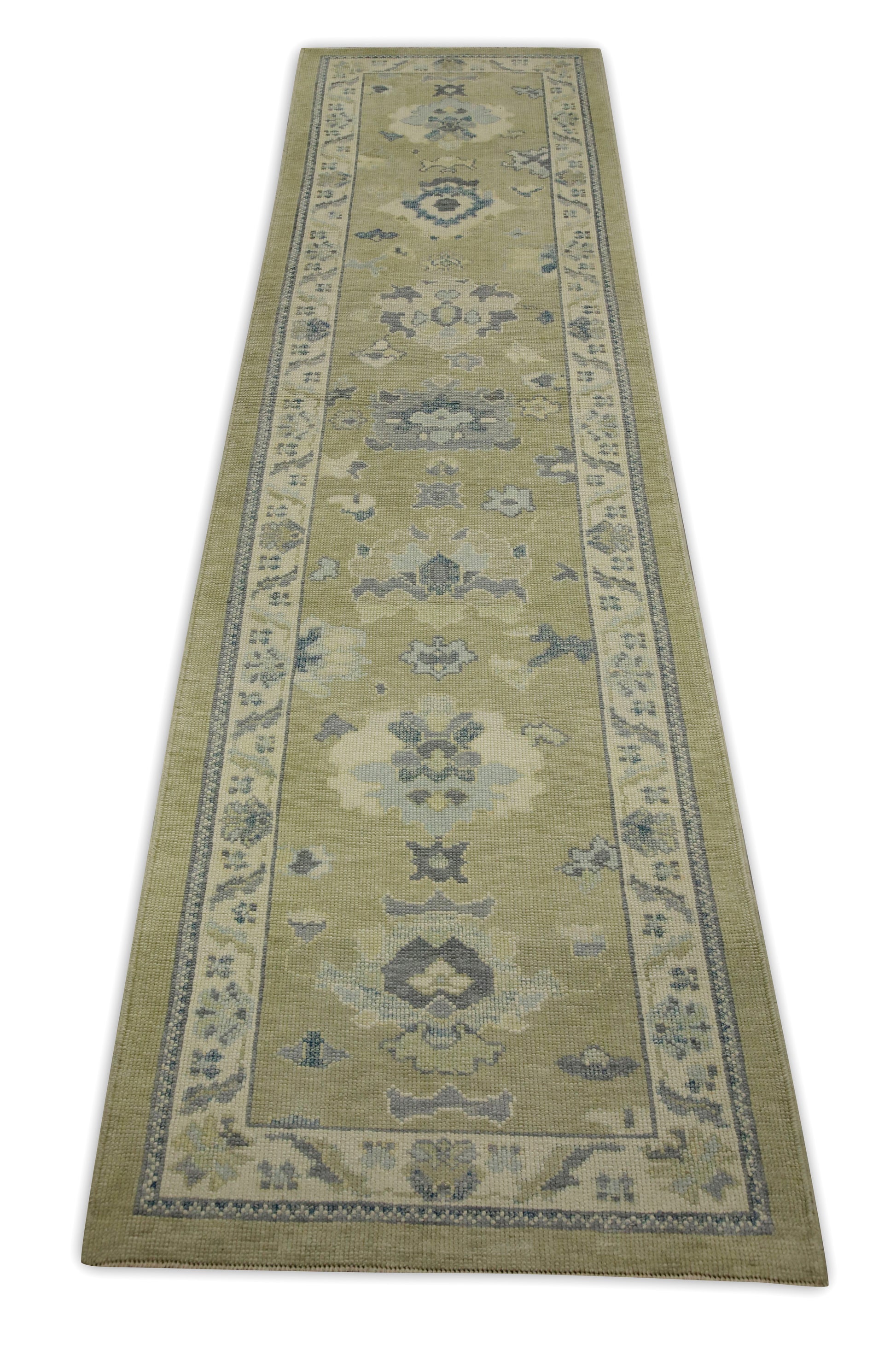 Turkish Oushak Rug 3'2" x 12' #8088