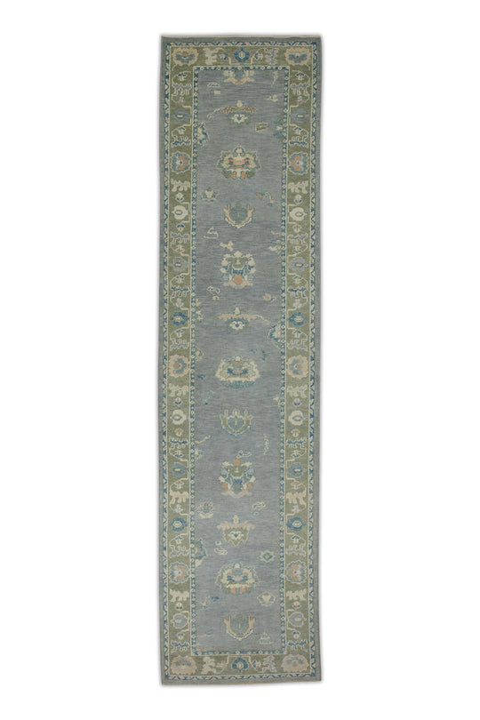 #8505 Turkish Oushak 2'10" x 12'