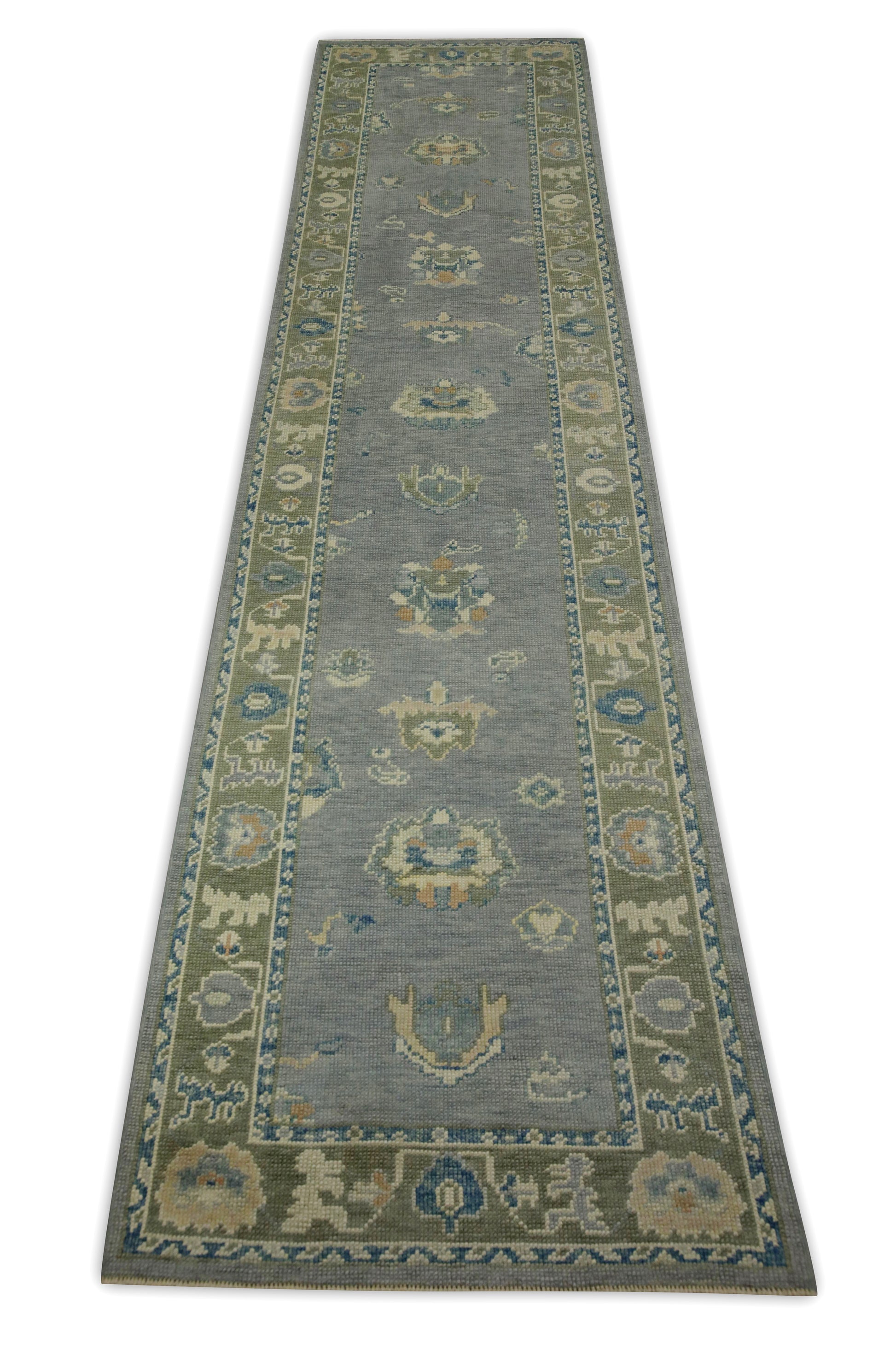 Turkish Oushak Rug 2'10" x 12' #8505