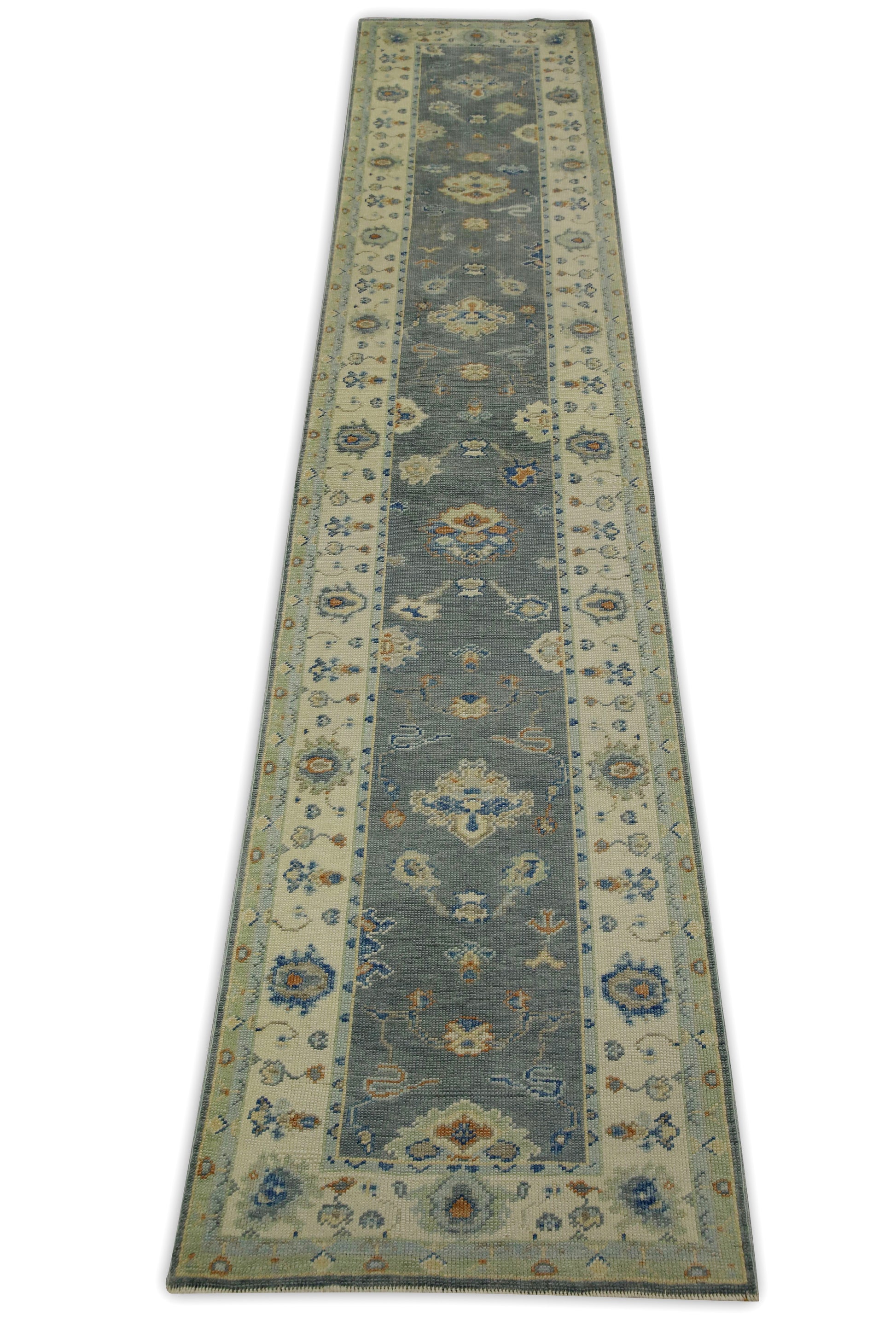 Turkish Oushak Rug 2'10" x 14'1" #8003