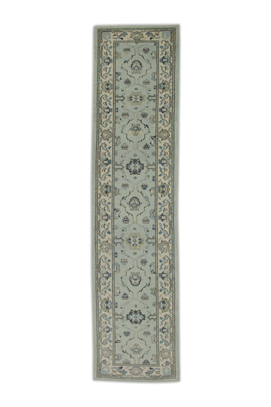 #7832 Turkish Oushak 3' x 12'10"