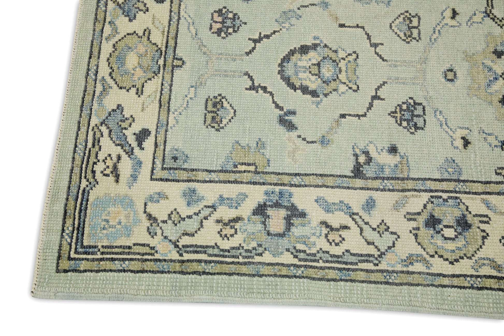 Turkish Oushak Rug 3' x 12'10" #7832