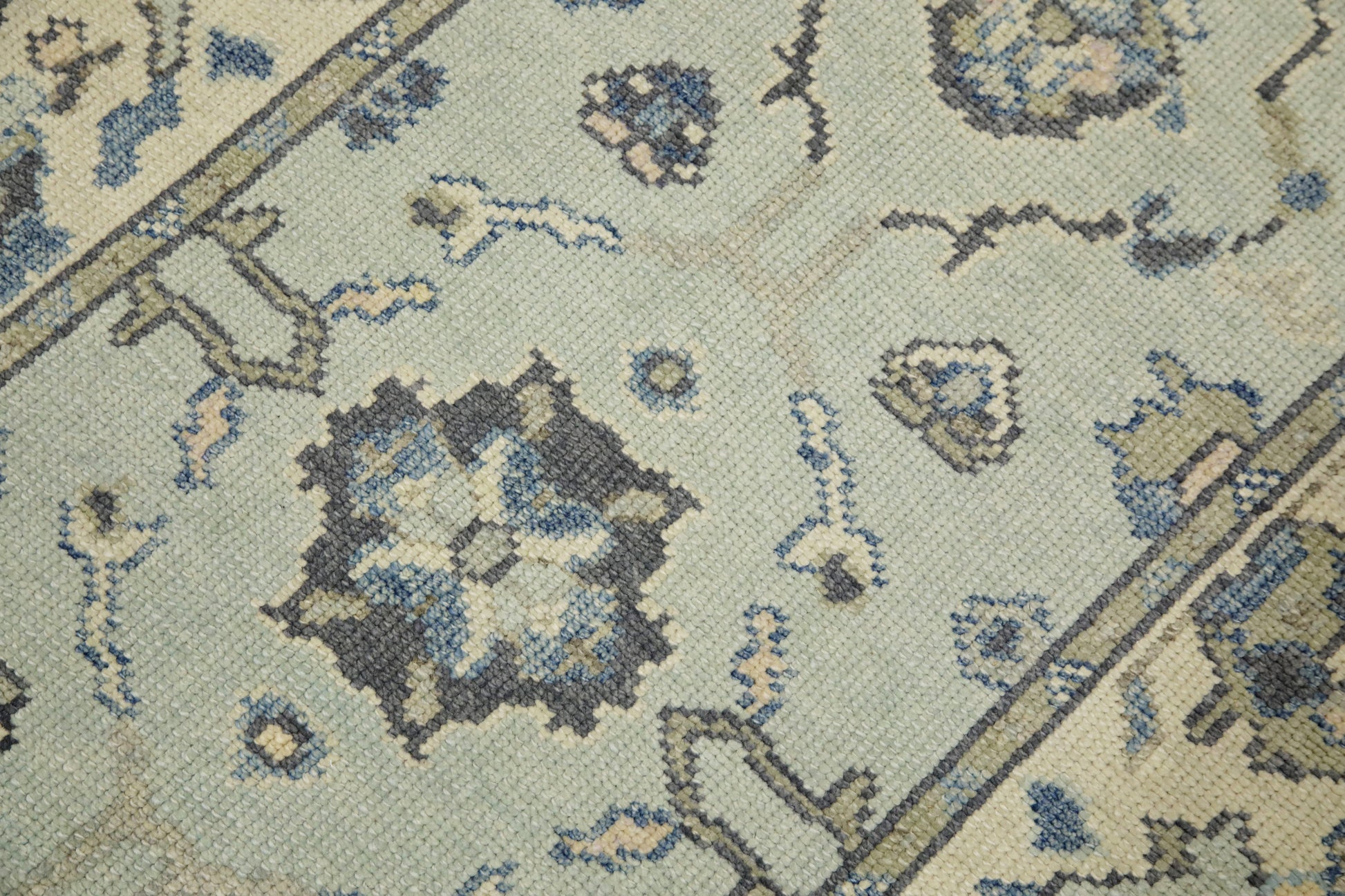 Turkish Oushak Rug 3' x 12'10" #7832