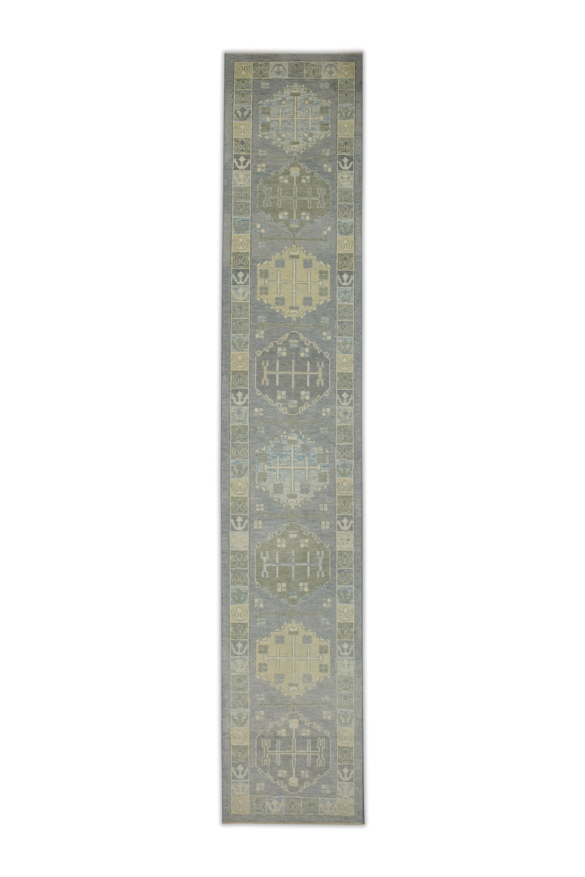 Turkish Oushak Rug 2'10" x 14'10" #7641