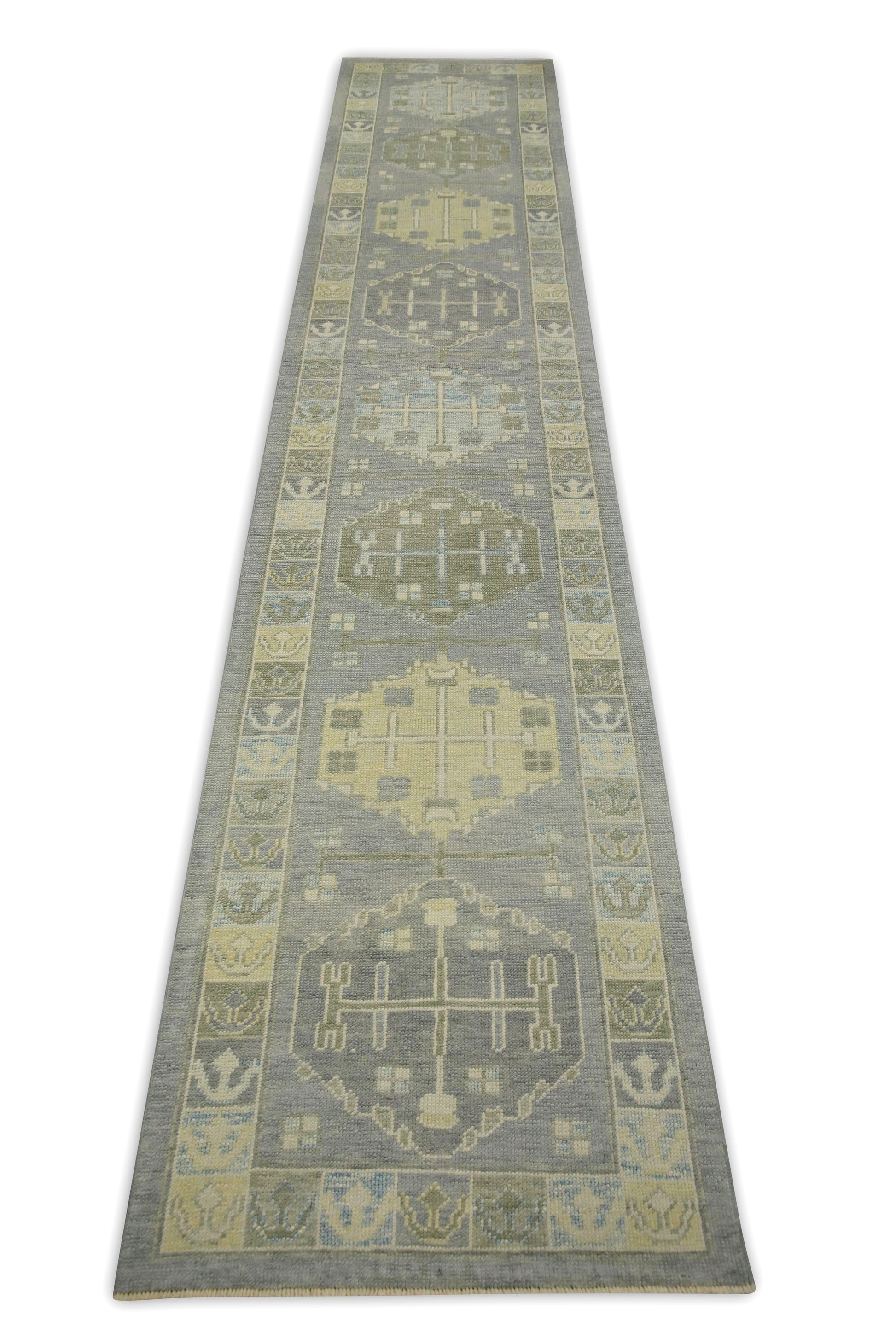 Turkish Oushak Rug 2'10" x 14'10" #7641