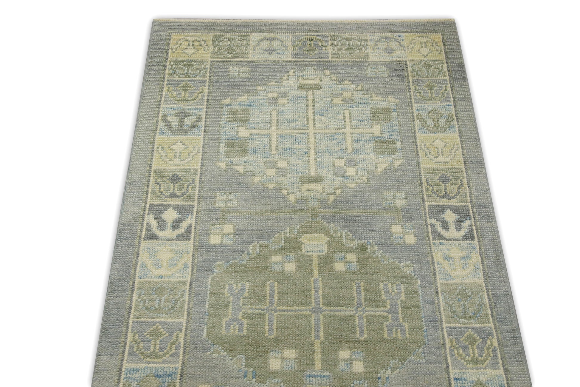 Turkish Oushak Rug 2'10" x 14'10" #7641