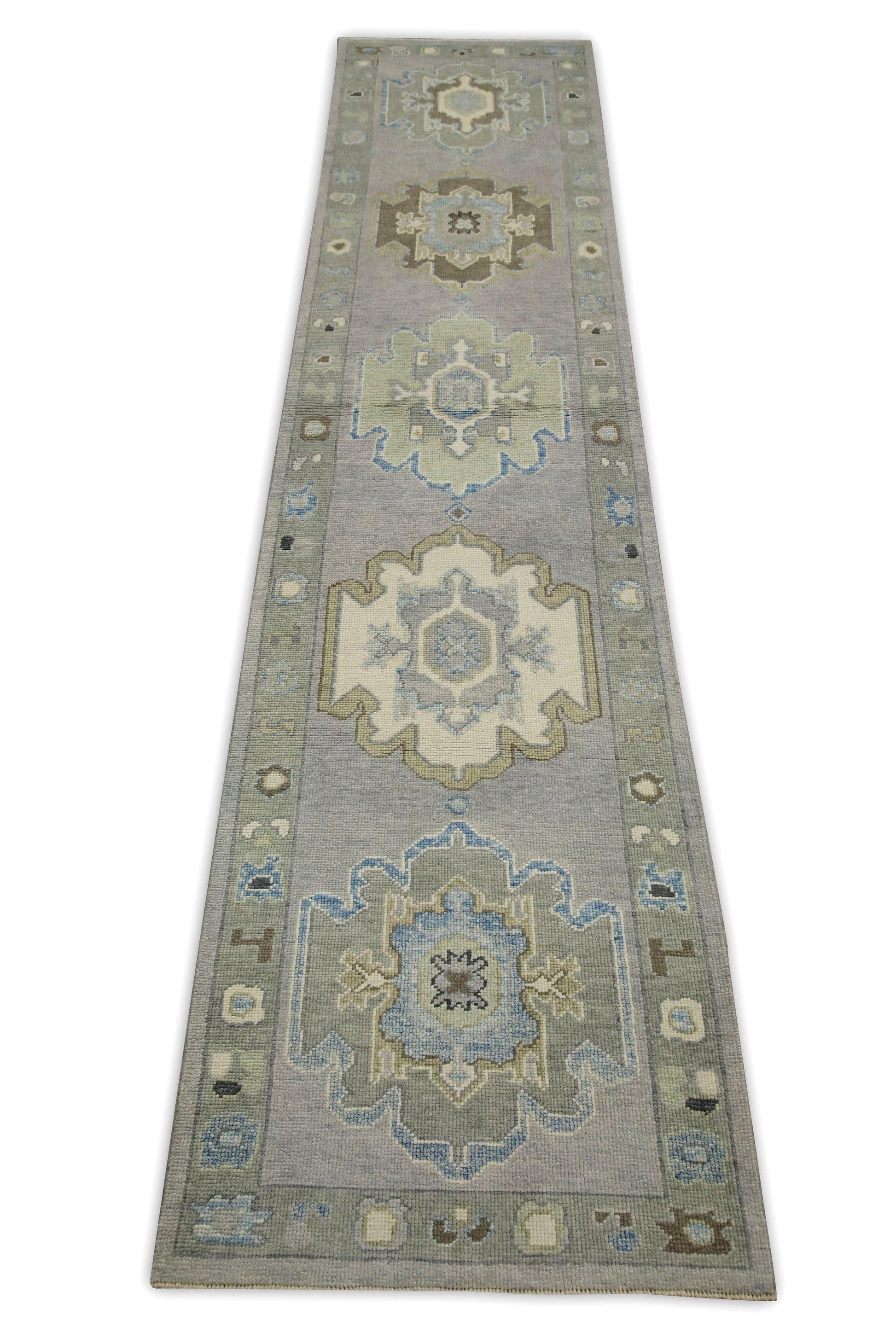 Turkish Oushak Rug 2'9" x 12'10" #8217