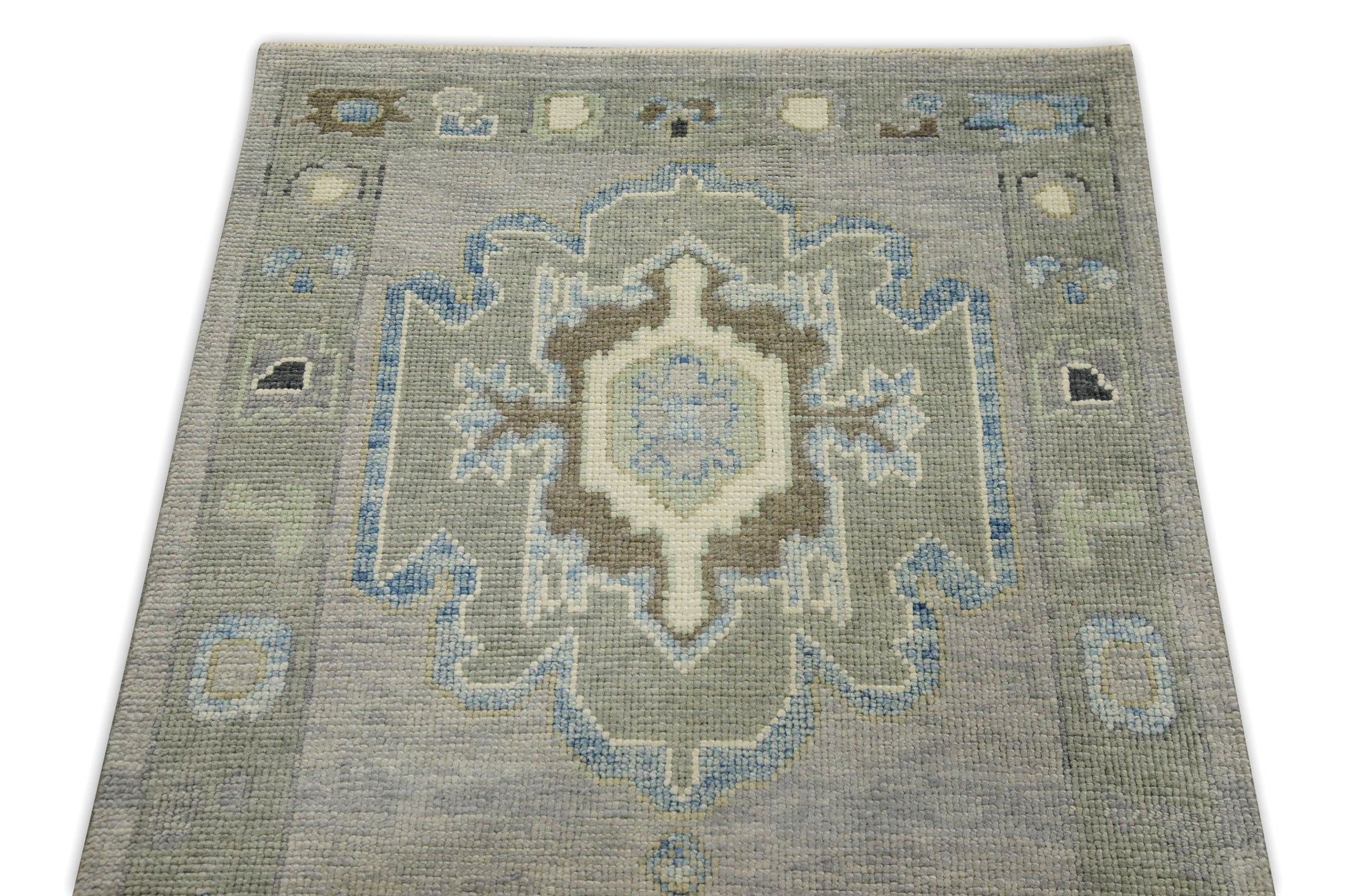 Turkish Oushak Rug 2'9" x 12'10" #8217