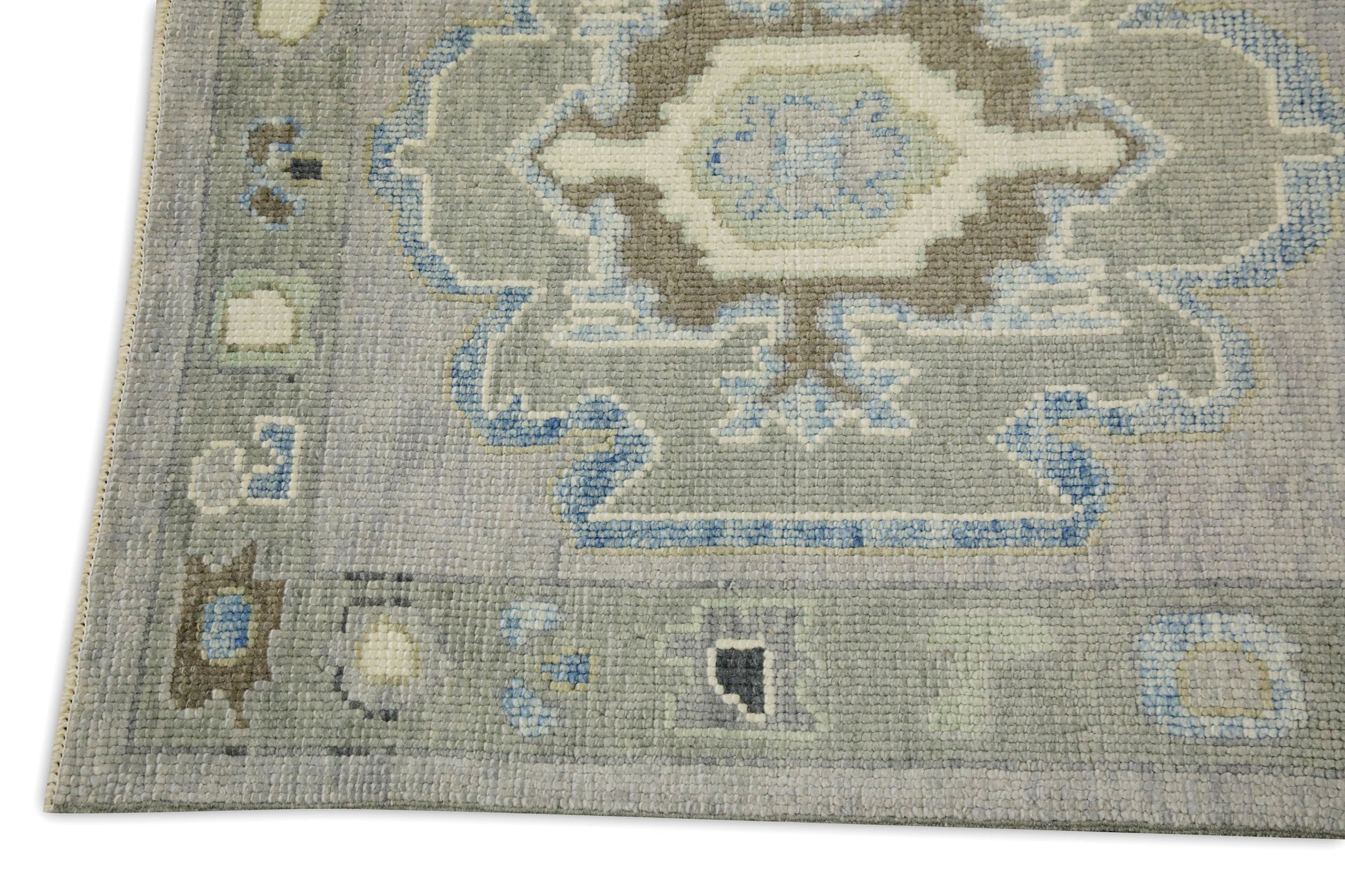 Turkish Oushak Rug 2'9" x 12'10" #8217