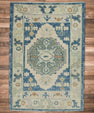 Turkish Oushak Rug 2'3" x 3'2" #7595
