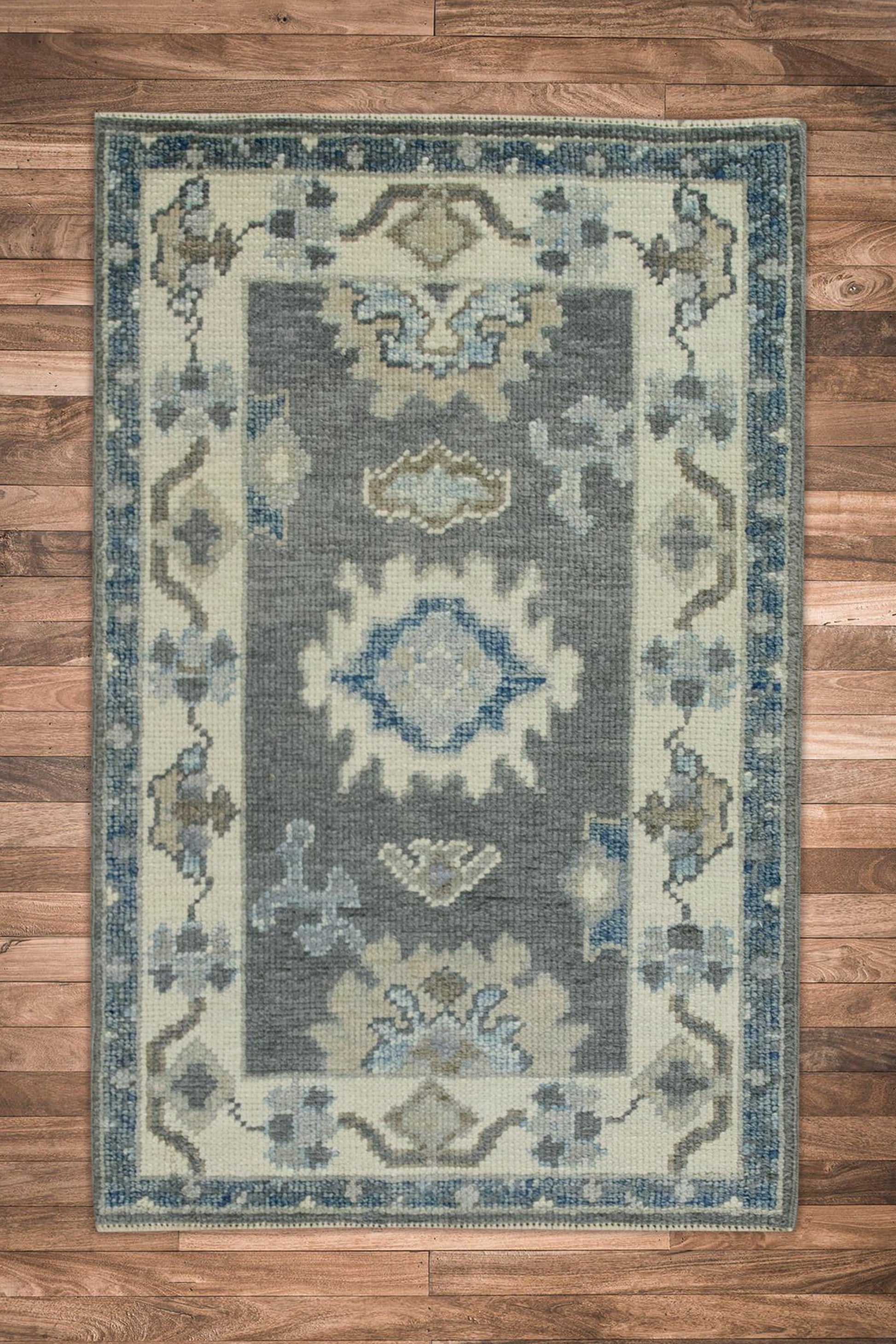 Turkish Oushak Rug 2' x 3'3" #8105
