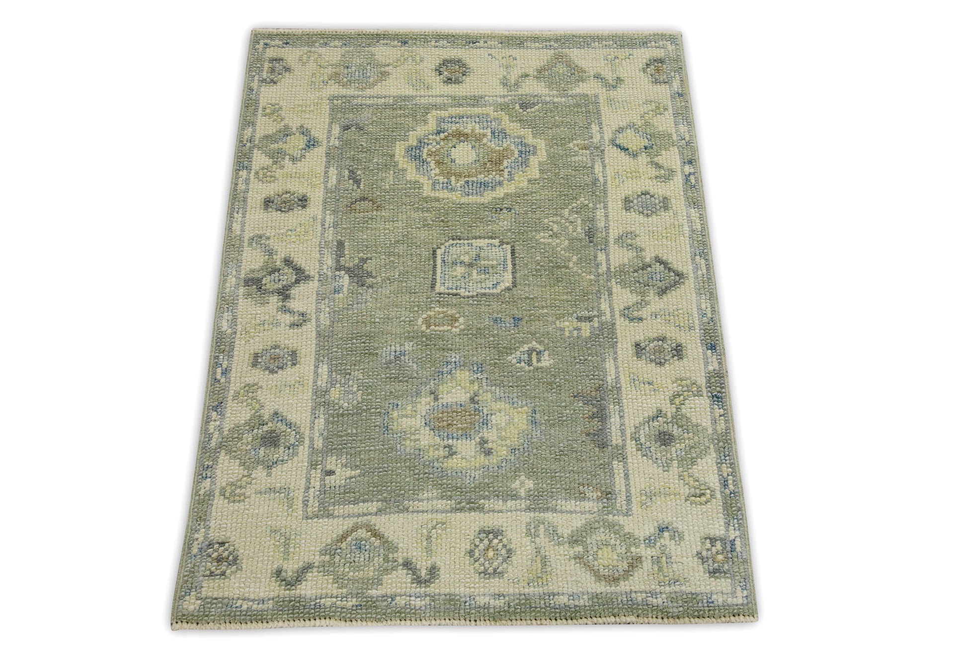 Turkish Oushak Rug 2'1" x 2'9" #8087