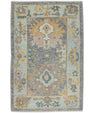 Turkish Rug Oushak Rug 2'4" x 3'5" #111127