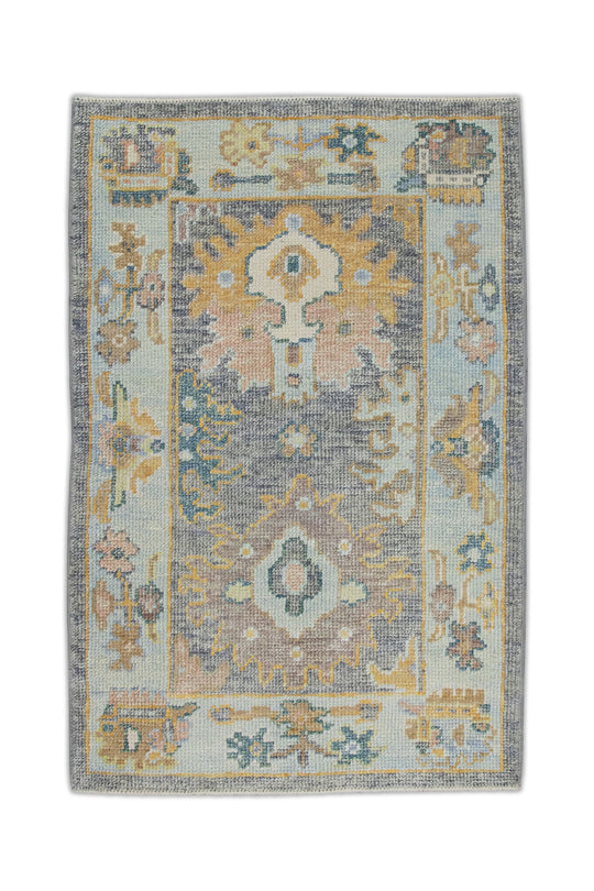 #111127 Turkish Rug Oushak 2'4" x 3'5"