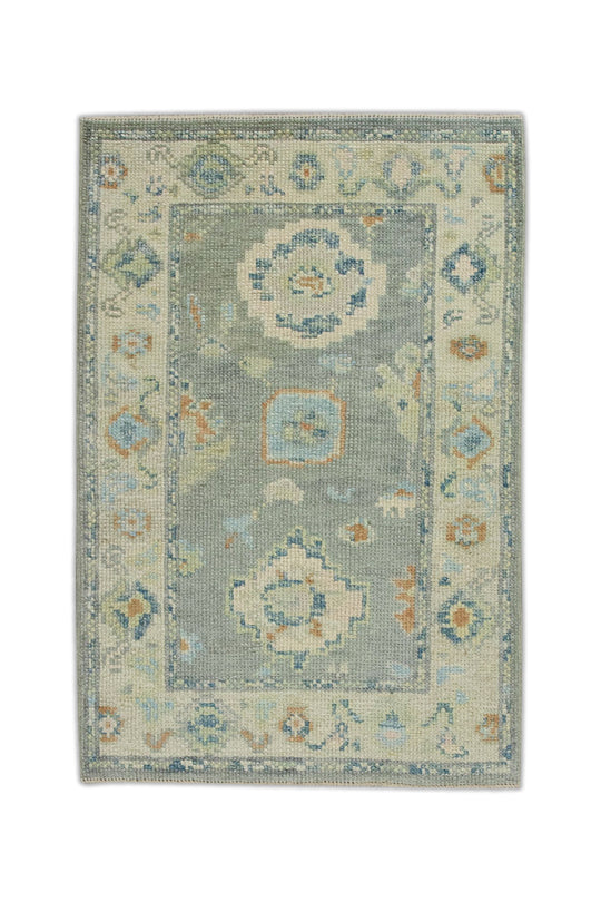 #8102 Turkish Oushak 2'2" x 3'3"