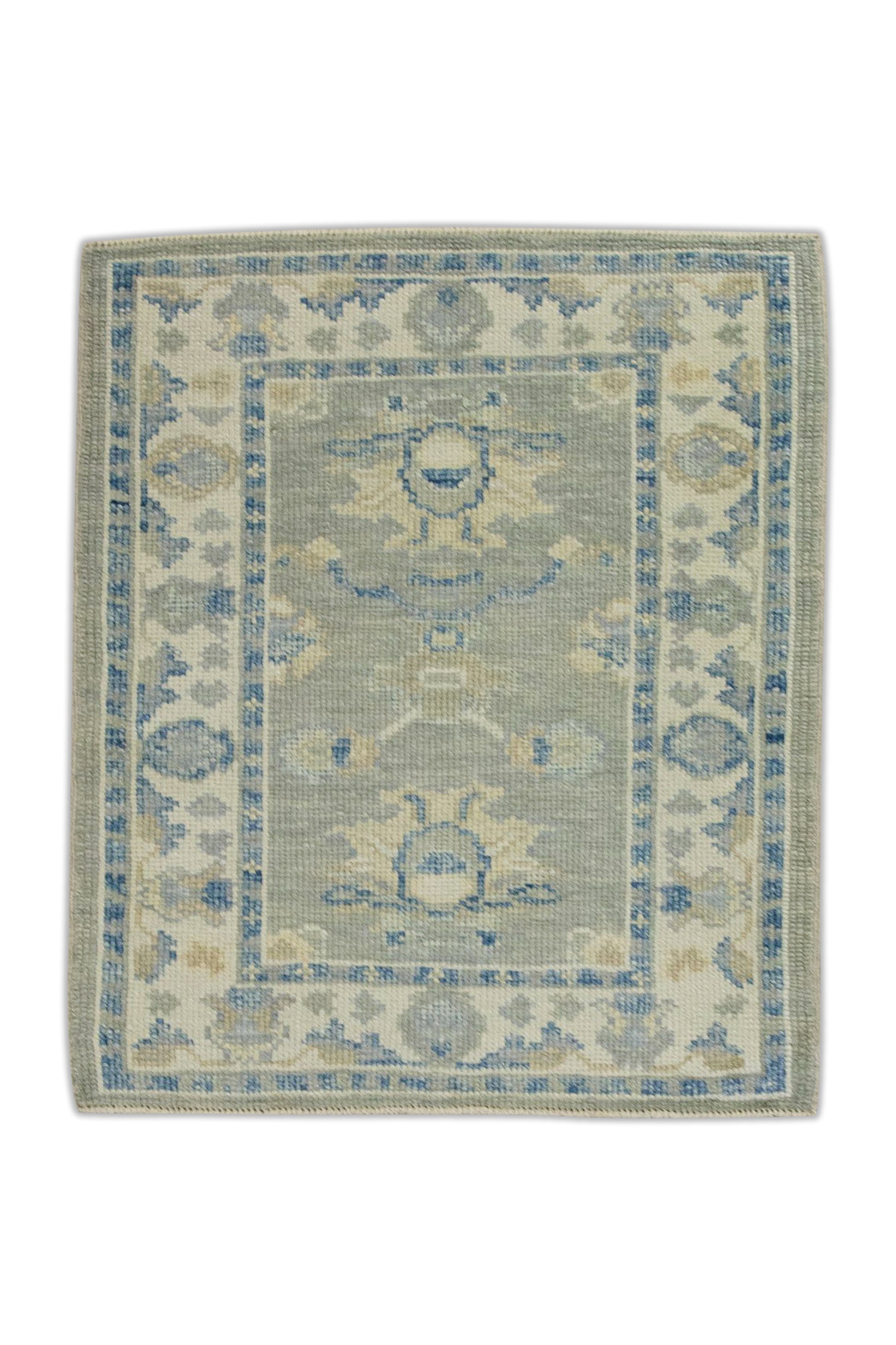 Turkish Oushak Rug 2'4" x 2'9" #7779