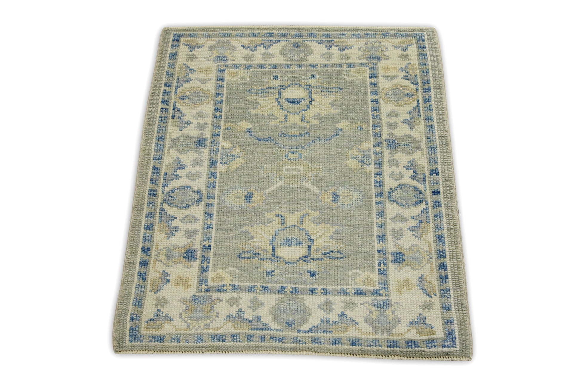 Turkish Oushak Rug 2'4" x 2'9" #7779