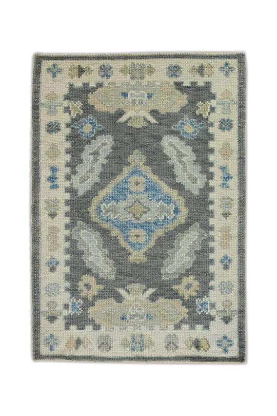 #8115 Turkish Oushak 2'2" x 3'1"