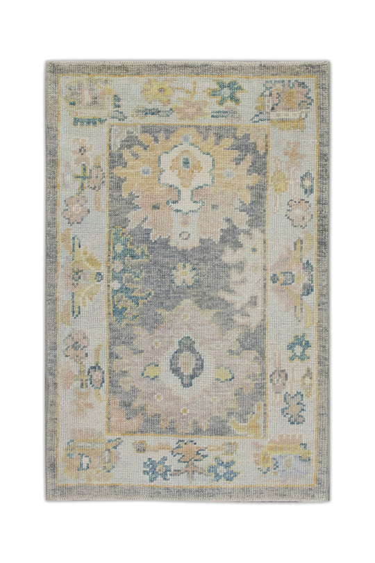 #11128 Turkish Rug Oushak 2'5" x 3'5"