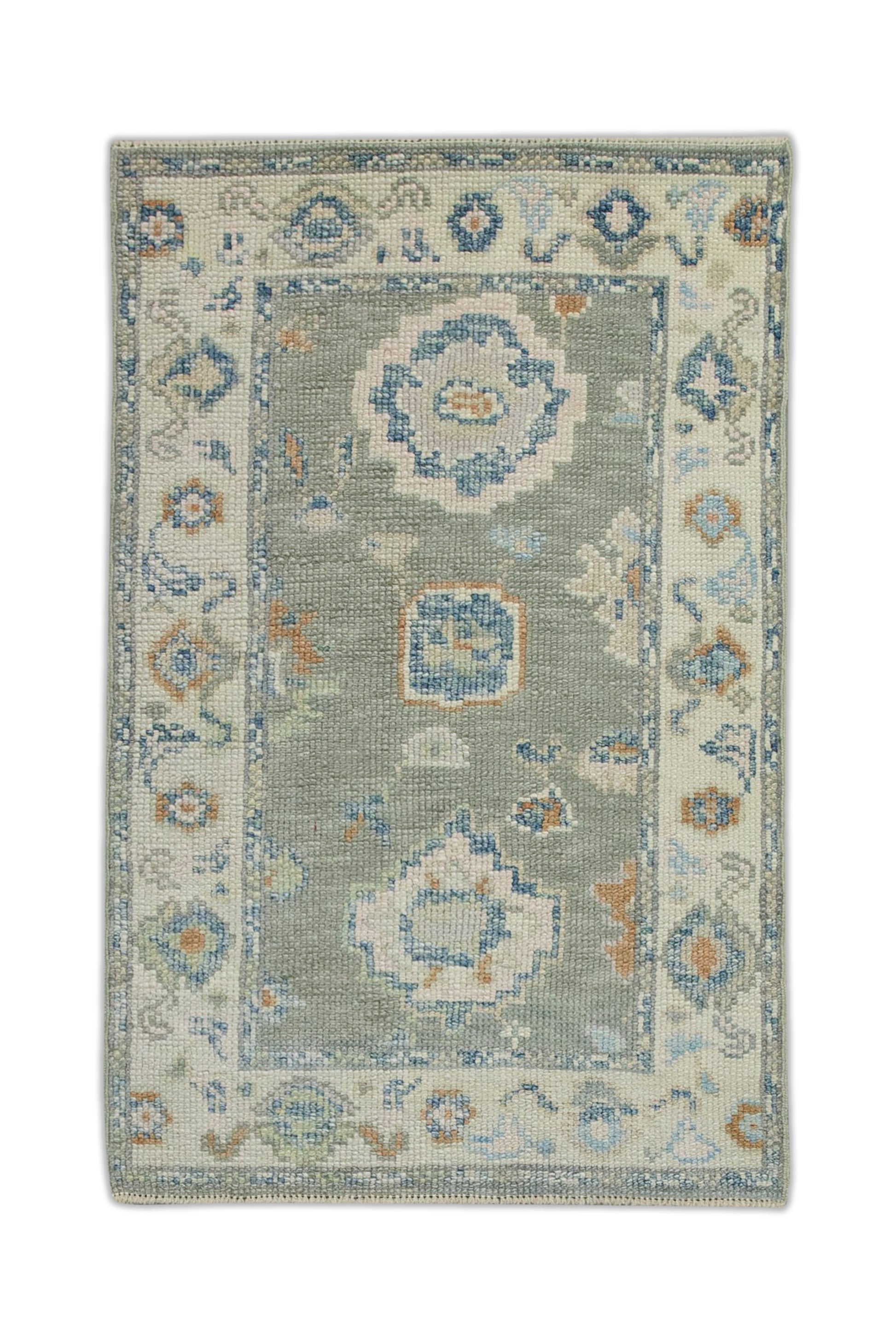 Turkish Oushak Rug 2'2" x 3'3" #8095