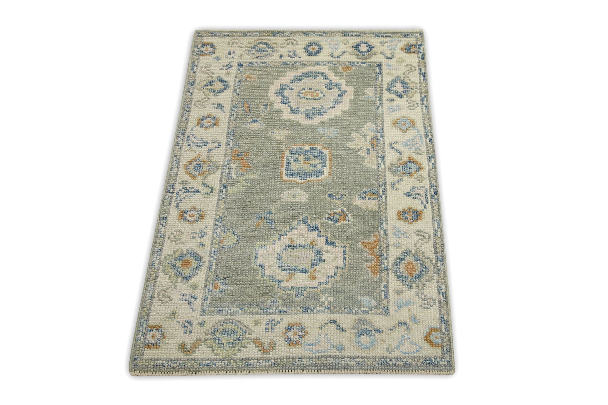 Turkish Oushak Rug 2'2" x 3'3" #8095
