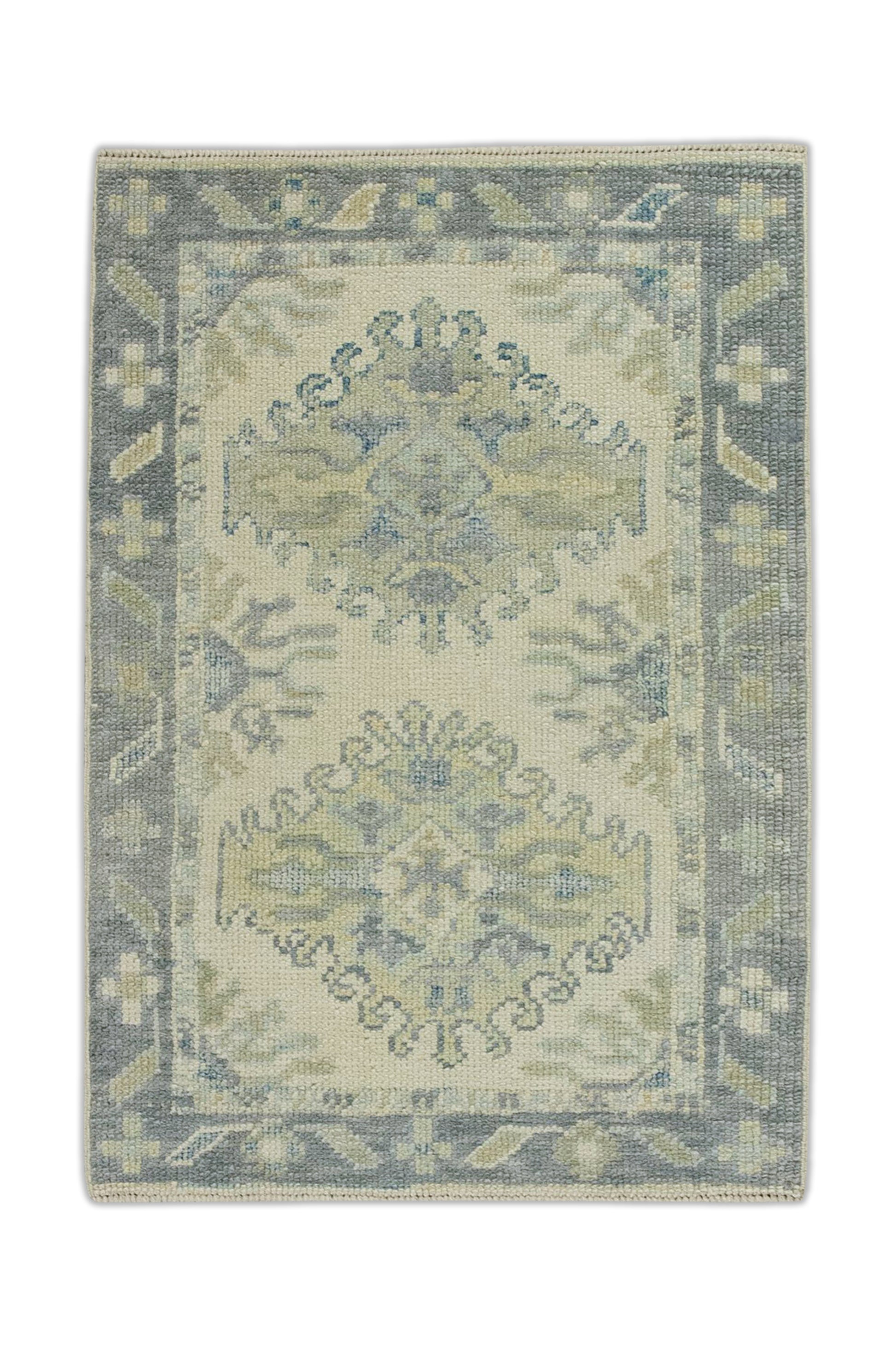 Turkish Oushak Rug 2'2" x 2'11" #8101