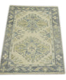 Turkish Oushak Rug 2'2" x 2'11" #8101