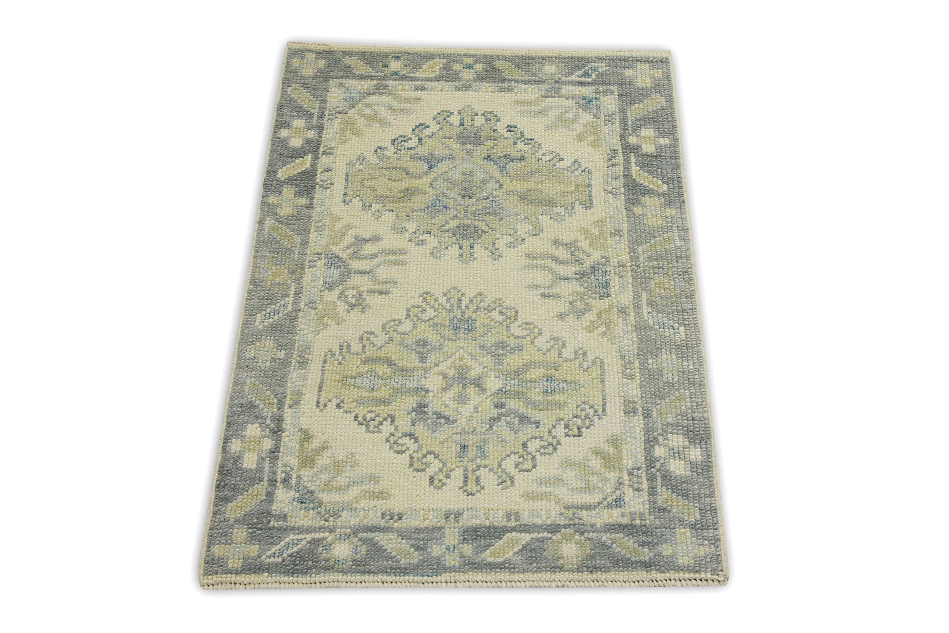 Turkish Oushak Rug 2'2" x 2'11" #8101