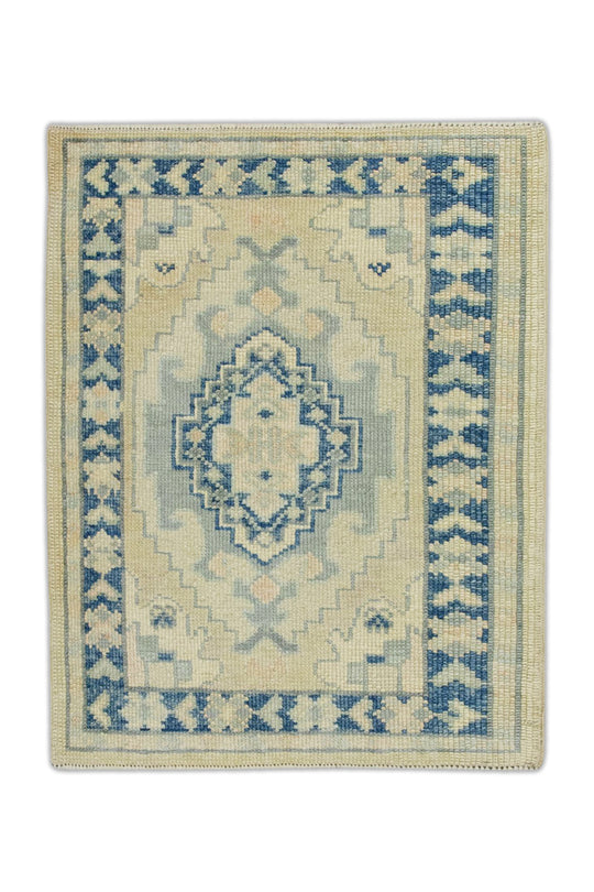 #7817 Turkish Oushak 2'4" x 2'11"