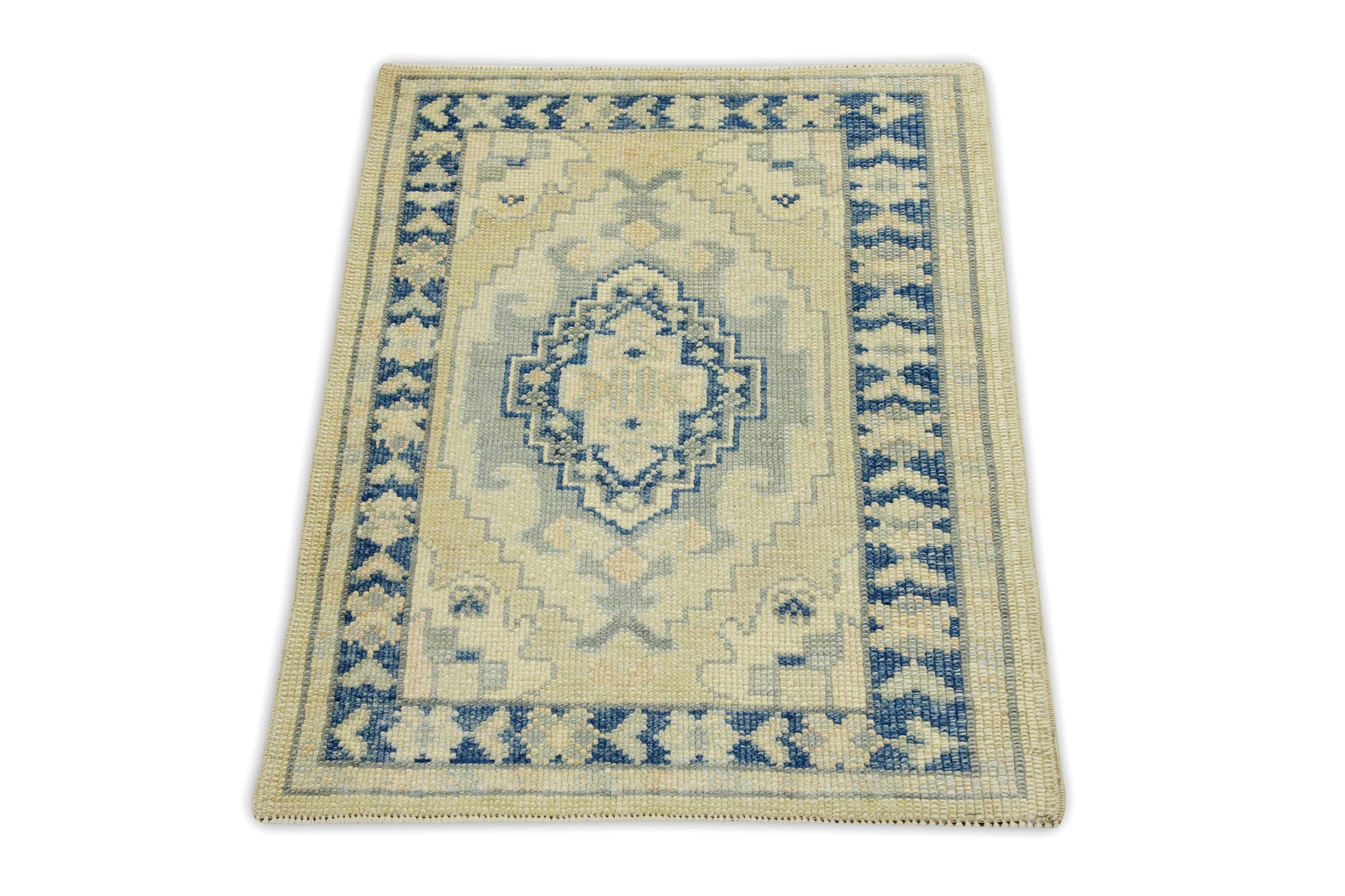 Turkish Oushak Rug 2'4" x 2'11" #7817
