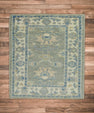 Turkish Oushak Rug 2'4" x 2'7" #7825