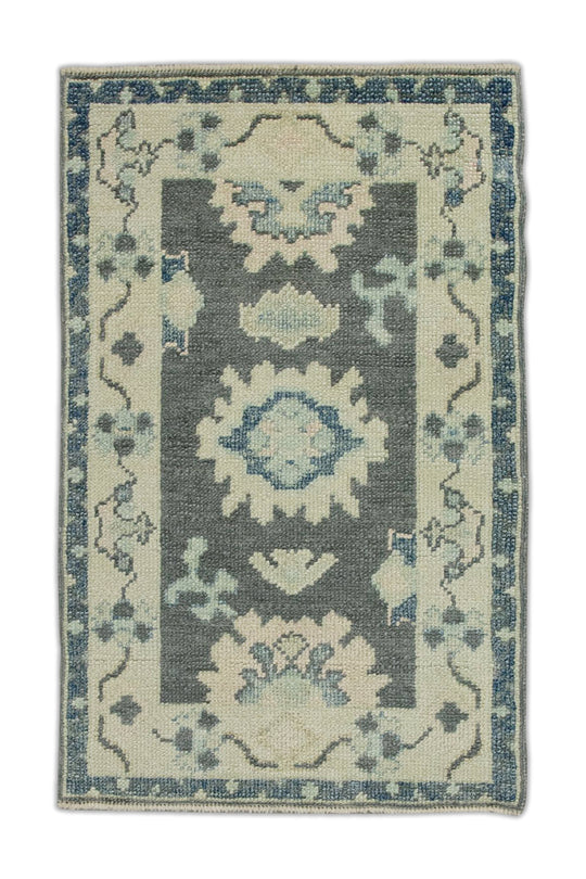 #8113 Turkish Oushak 1'11" x 3'2"