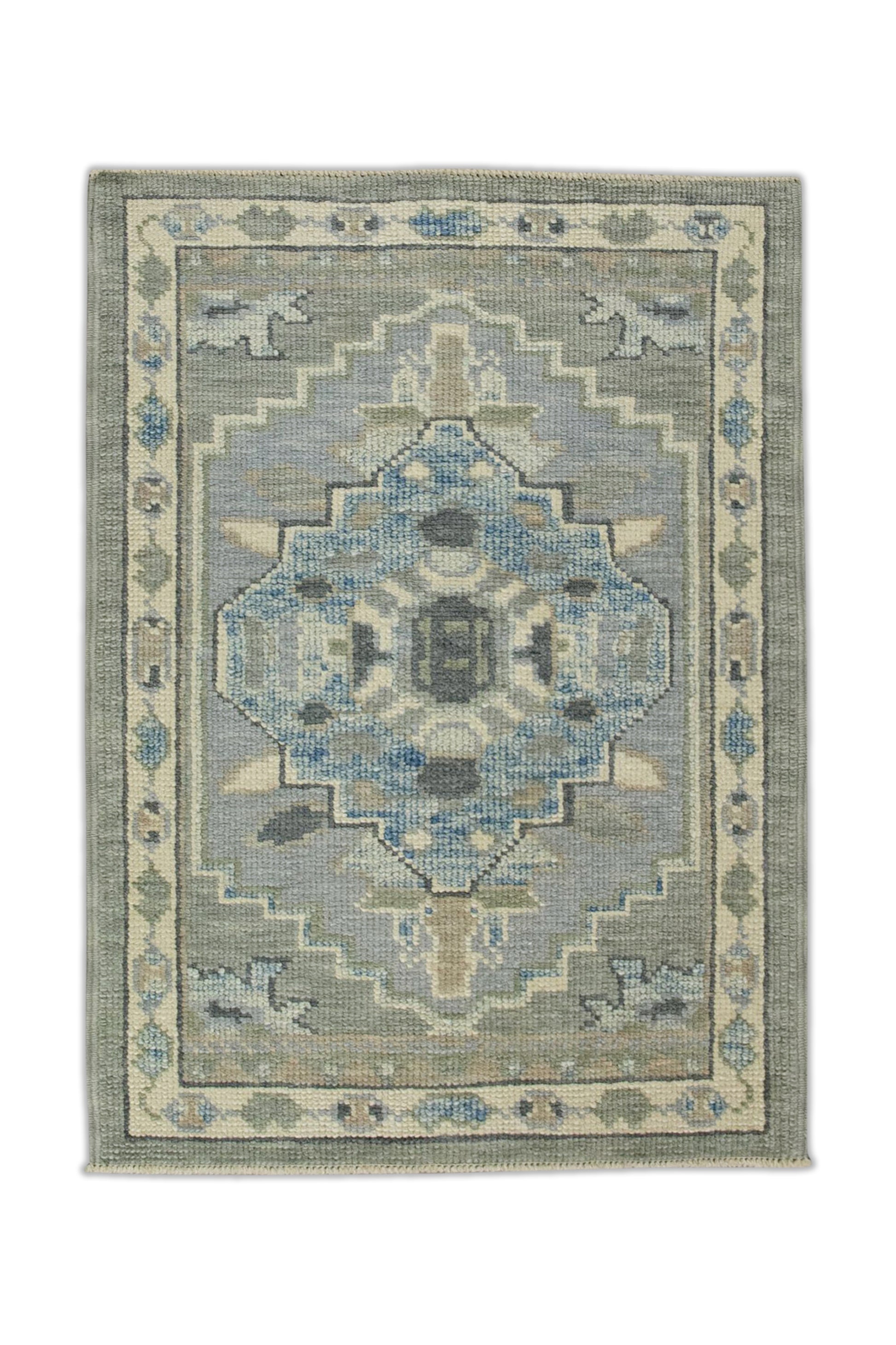 Turkish Oushak Rug 2'2" x 3'1" #7958